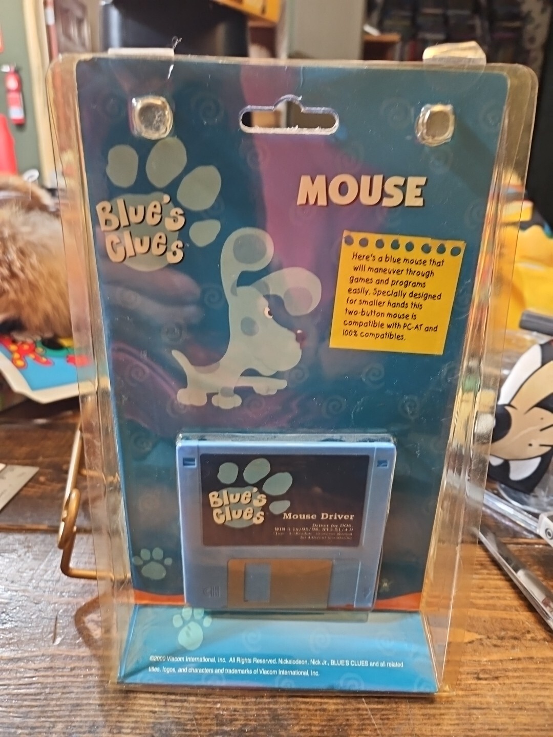 Vintage blue's clues computer mouse.