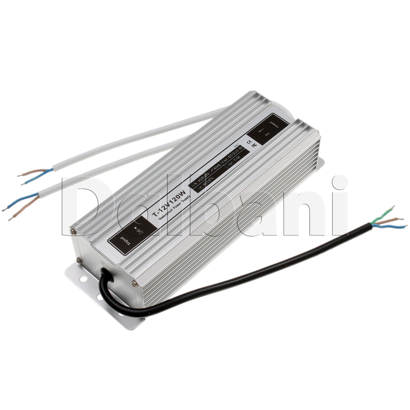 120W 12V 10A Weatherproof Universal Regulated Switching Power Supply LED CCTV