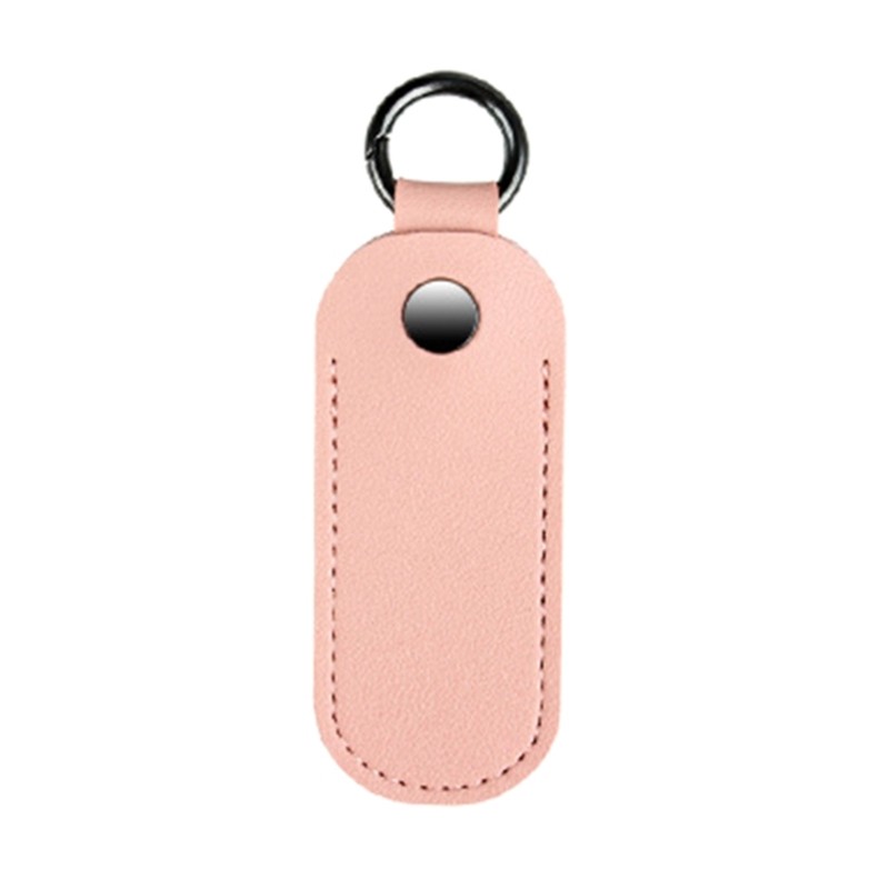 USB Flash Drive Holder Case Microfiber Leather Protective Cover With Metal Snap