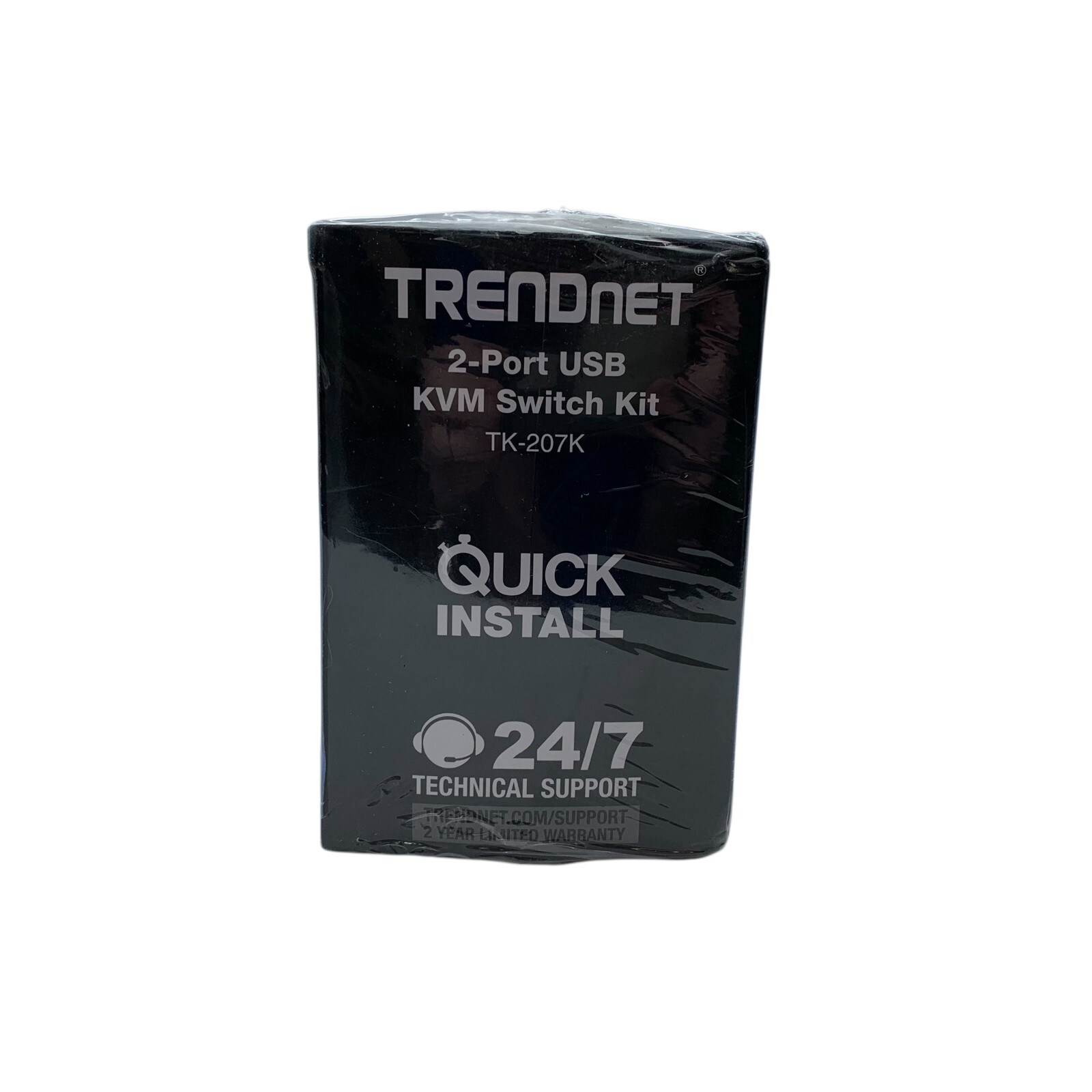 TRENDnet 2-Port USB KVM Switch and Cable Kit, 2048 x 1536 Resolution