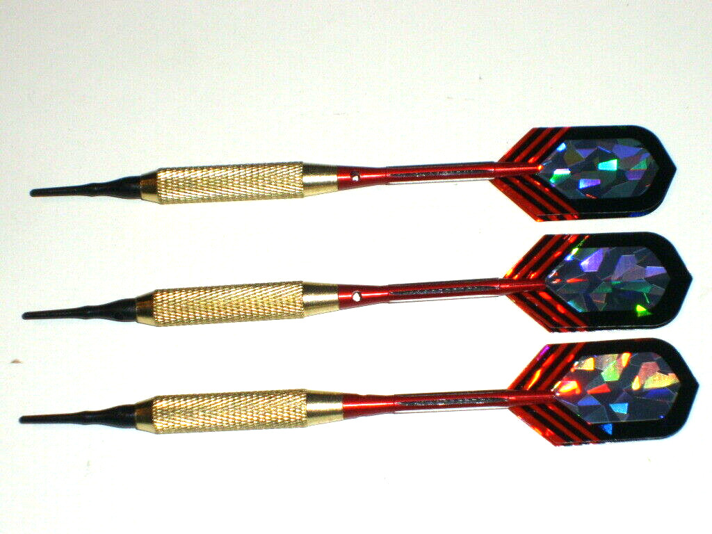 Soft Tip Darts, New 18 Gram Brass with Aluminum Shafts, #2873