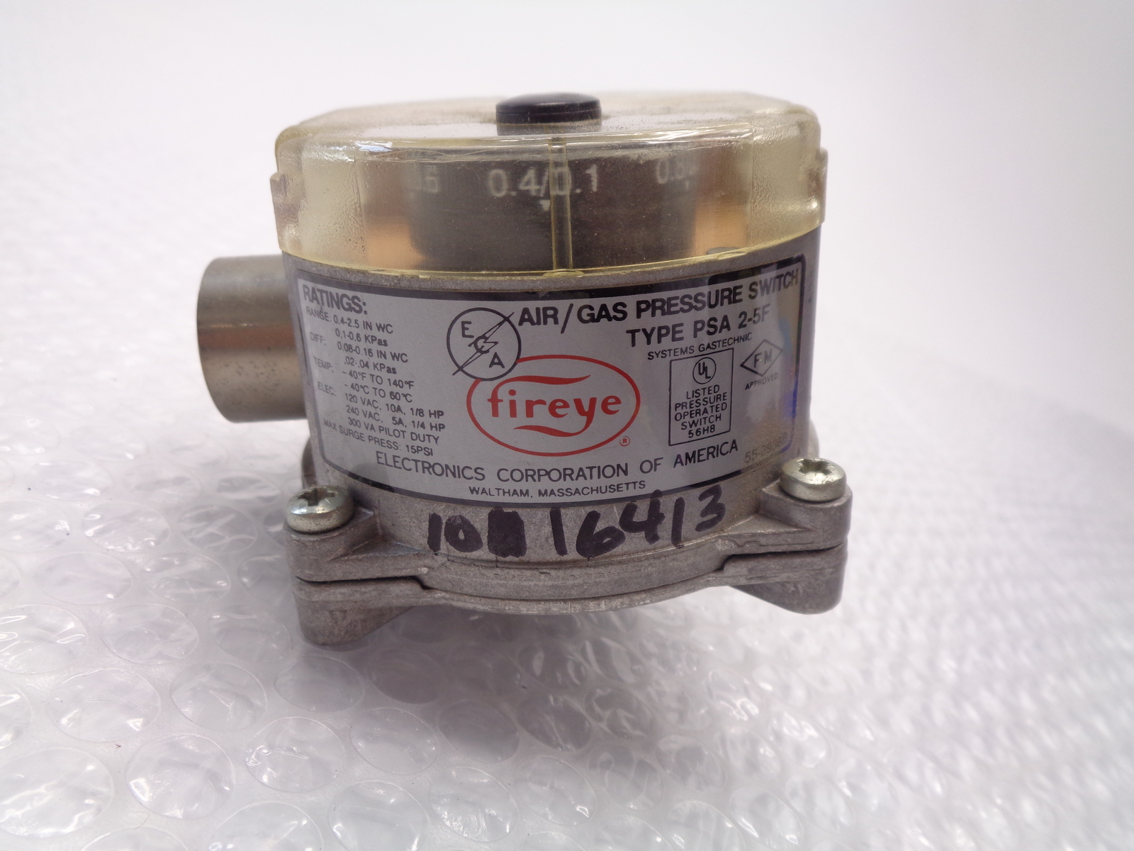 FIREYE PSA2-5F PRESSURE SWITCH NSNP