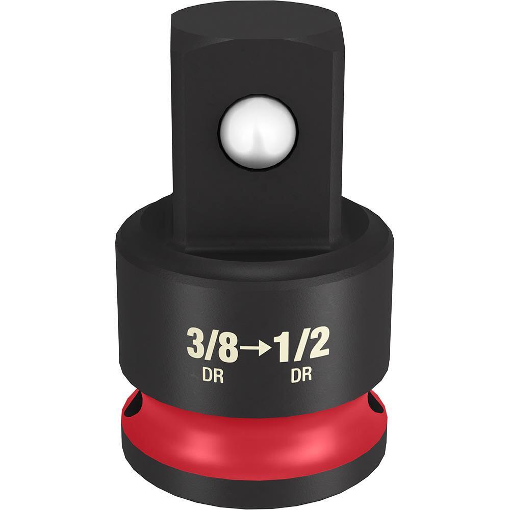 Milwaukee 49-66-6723 SHOCKWAVE Impact Duty 3/8" Drive 1/2" Socket Adapter