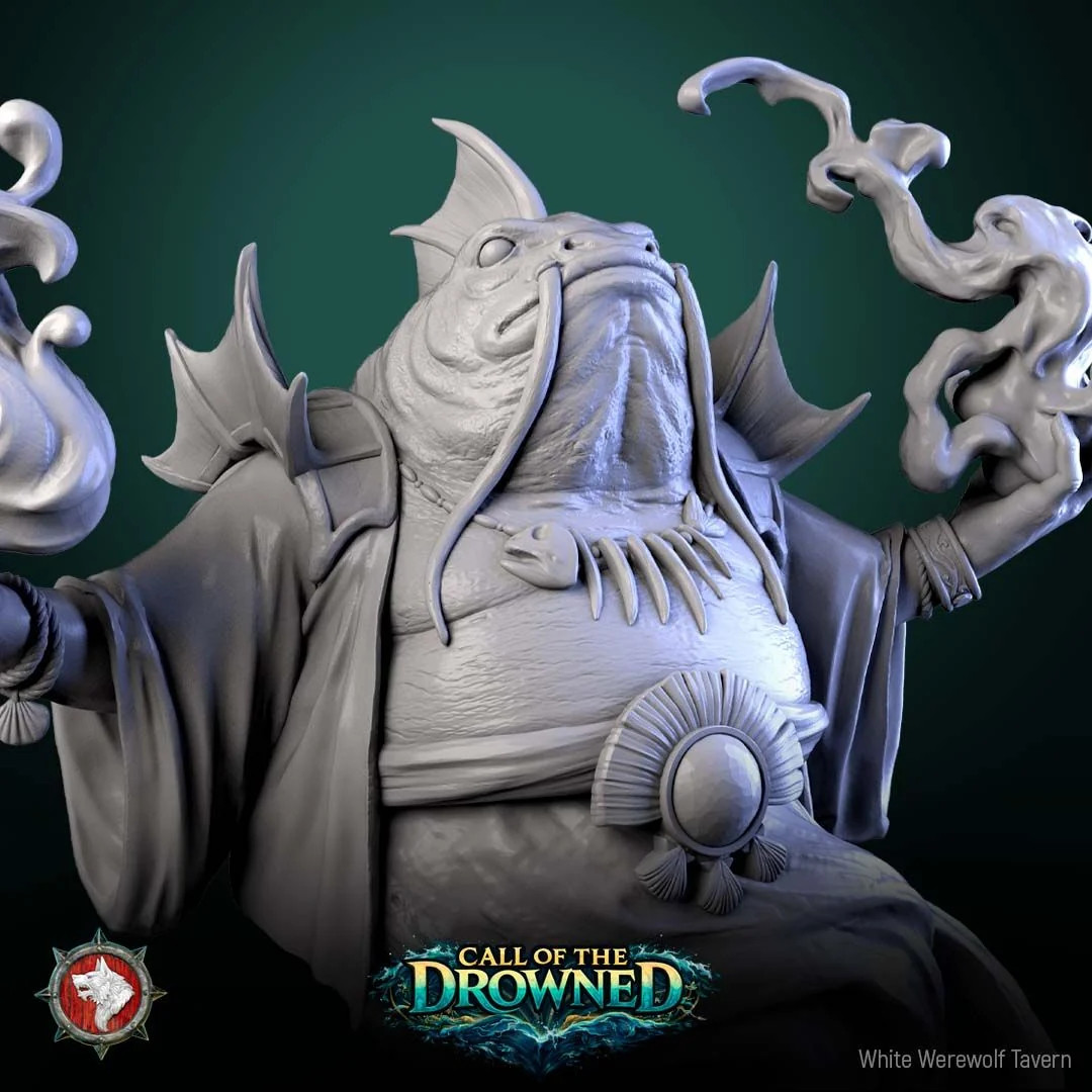 Brine Born Prophet - Resin Tabletop Miniature