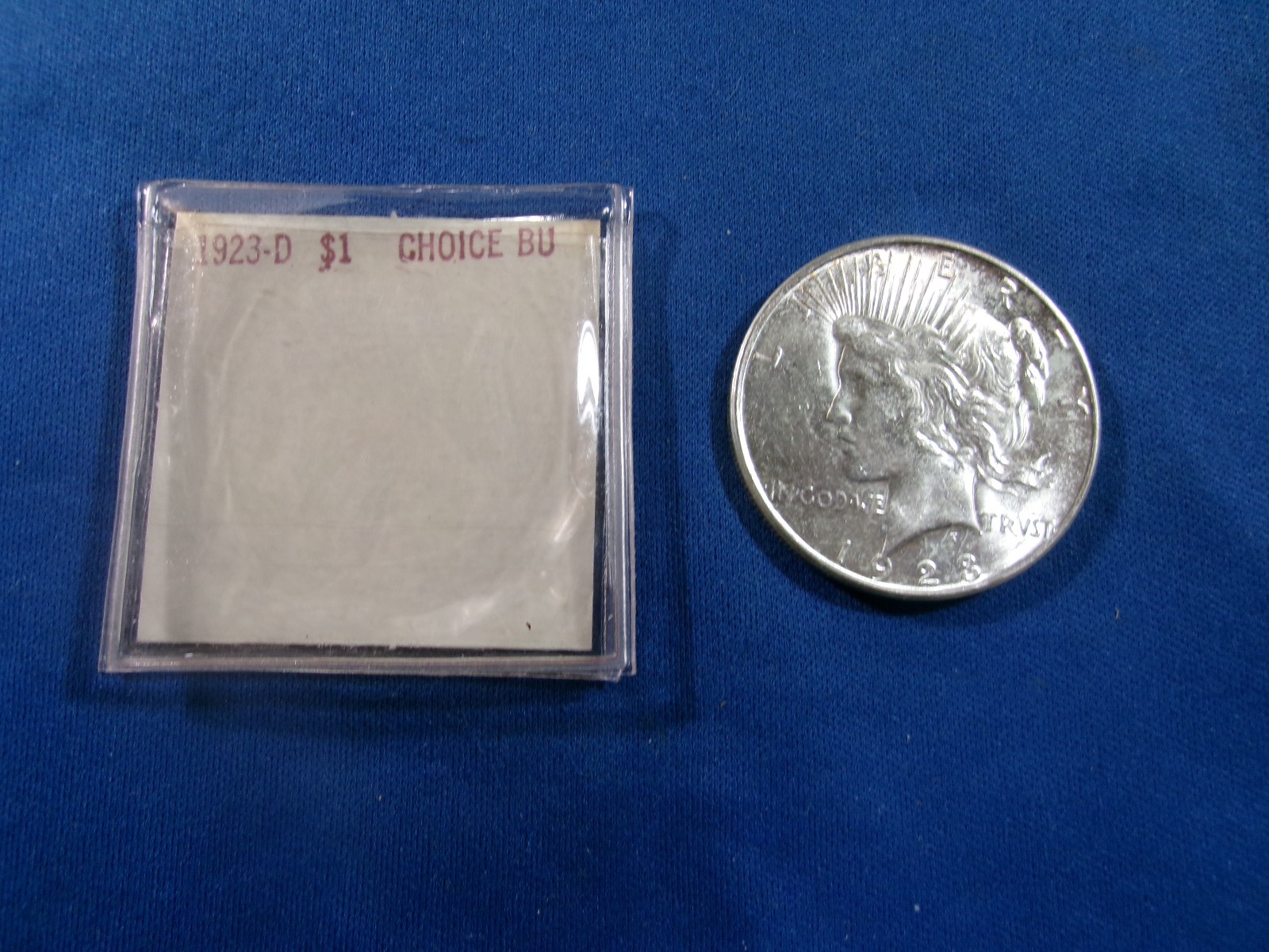 1923-D Peace Dollar Lustrous Choice BU