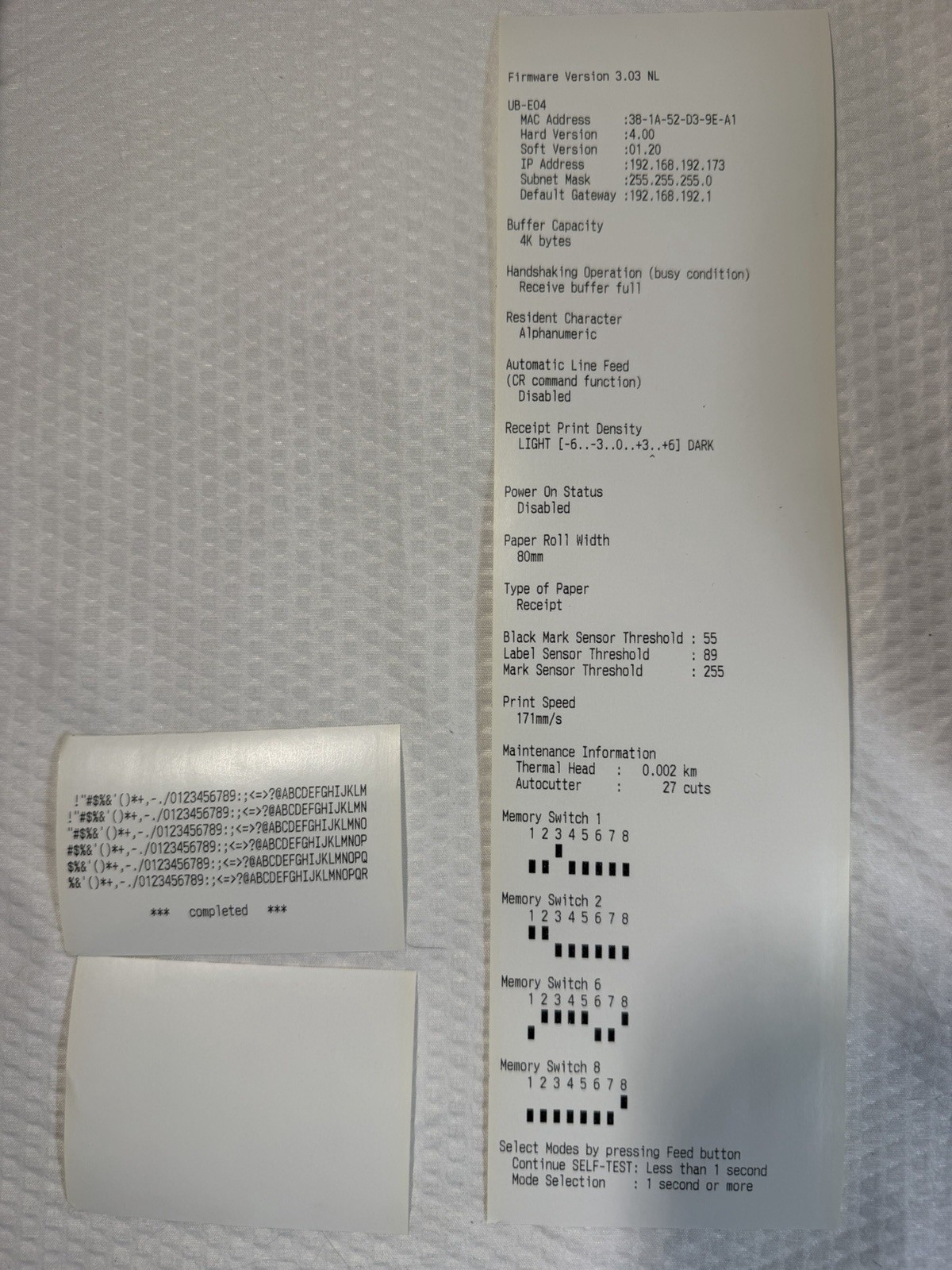 Epson TM-L90 Thermal Receipt Printer USB Ethernet LAN UB-E04 Tested No ACAdapter