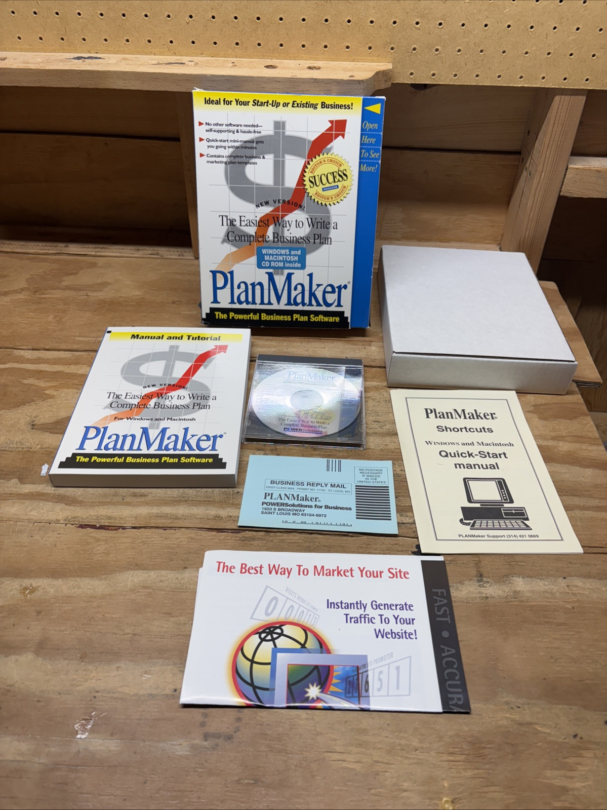 Plan Maker Business Plan CD-ROM VTG. 1995 Fast Shipping