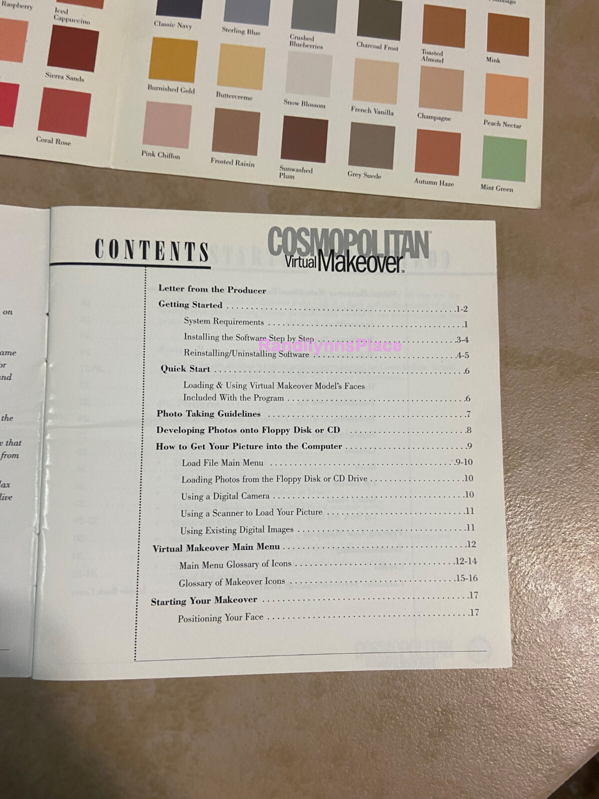 Cosmopolitan Virtual Makeover PC CD-ROM 2000 Segasoft MAC-Windows 95/98