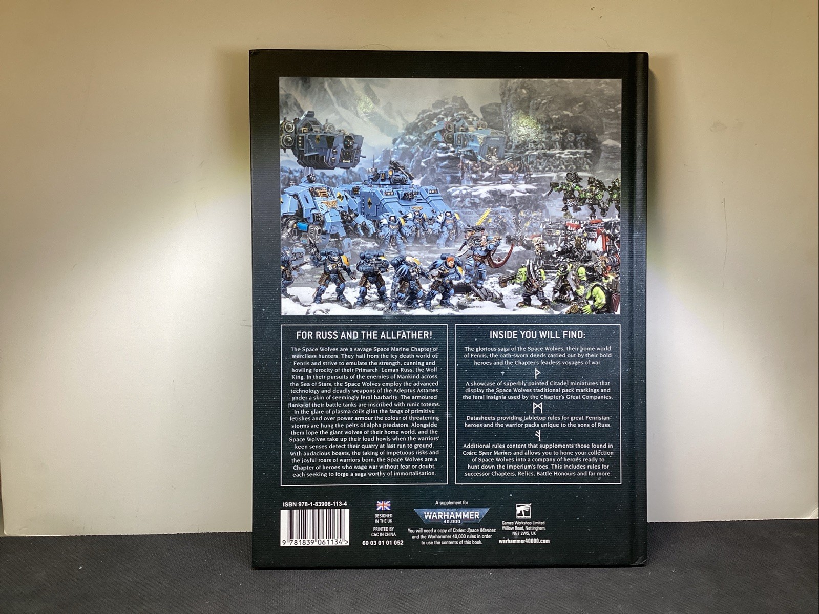 GamesWorkshop-Warhammer 40K-Codex Supplement Space Wolves 9th Ed.- LR723267