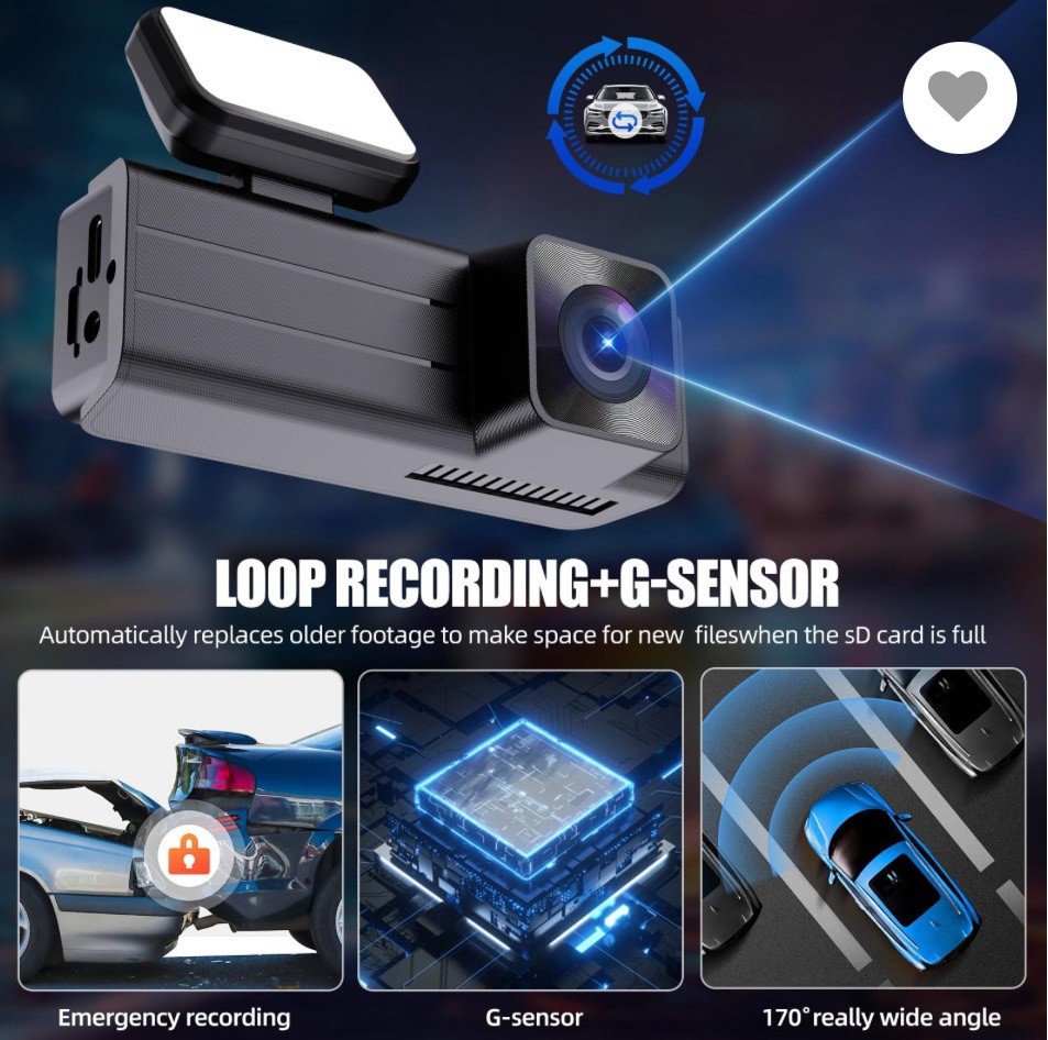 Dash Cam 4k Wifi