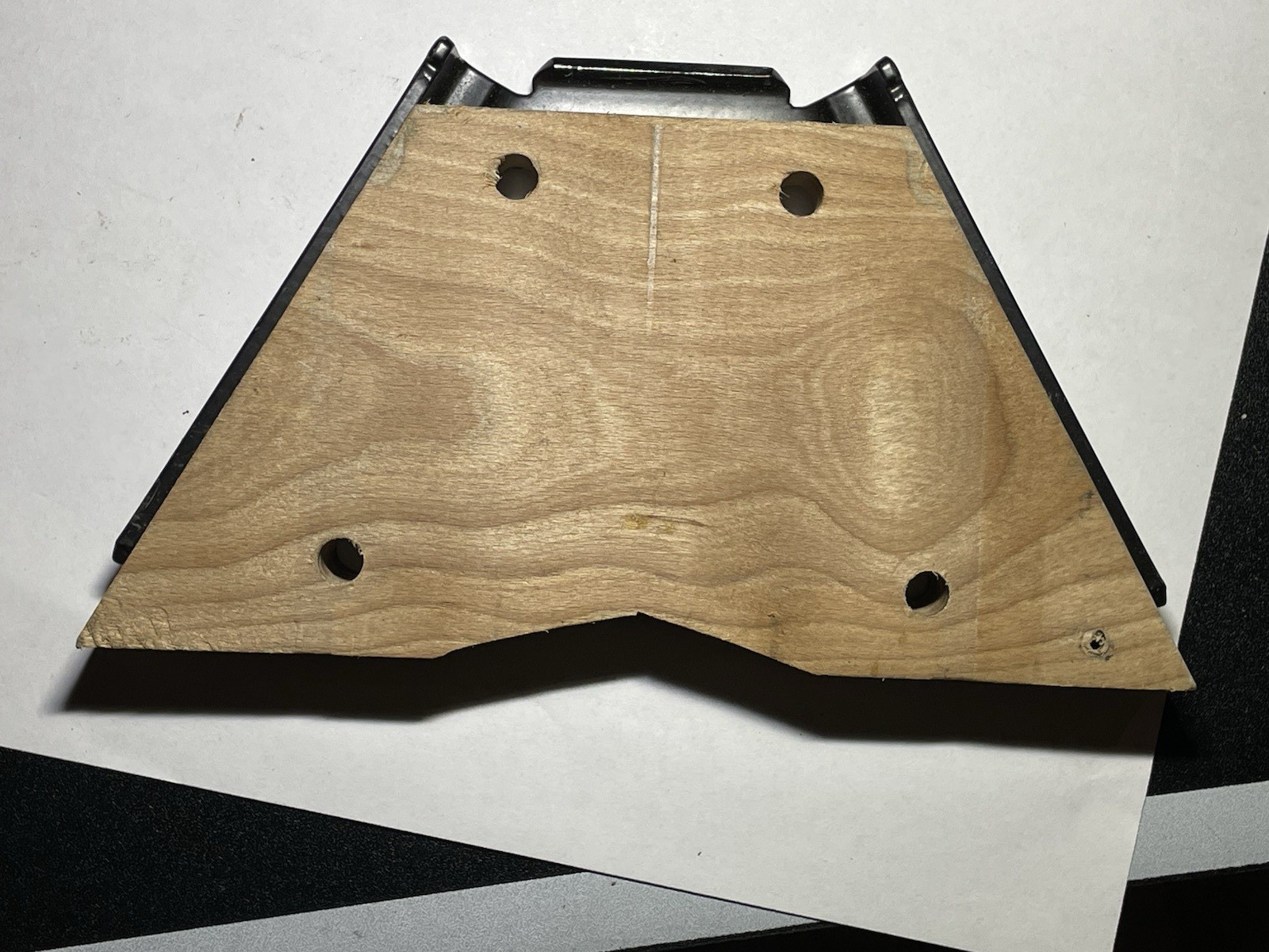 Lee Precision Bench Plate Steel Base Blank # 90267 & Wood Insert Spacer