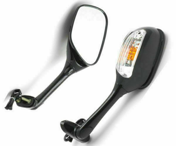 Mirrors Turn Siganals For Suzuki GSXR750 2006-2014 GSX-R 1000 05-2014 BLK AV,