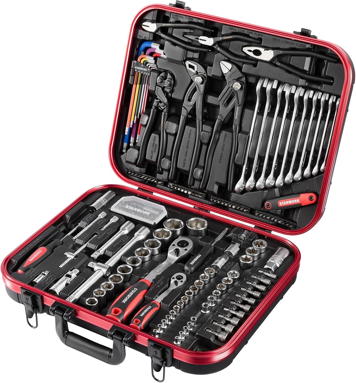 STARWORK TRUE MECHANIC 169 Piece Mechanics Tool Set Professional