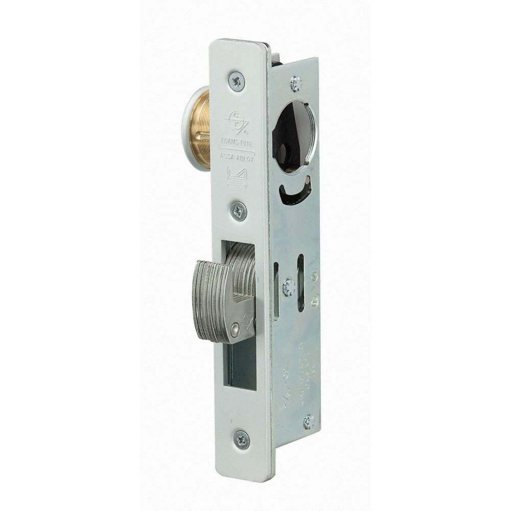 ADAMS RITE Deadbolt Locks,Aluminum 784RR3