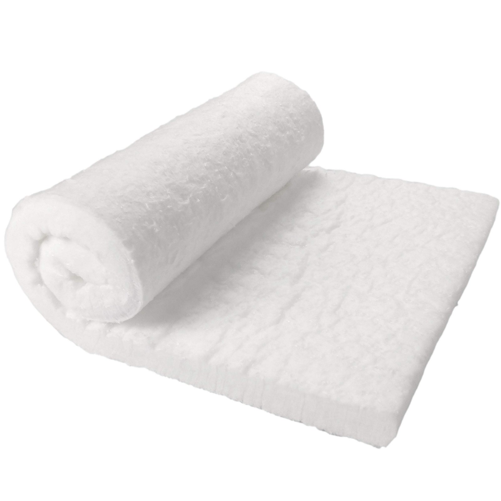 1 Inch Ceramic Fiber Insulation Blanket 12x24 Inch 2400F Fireproof Heat Shield