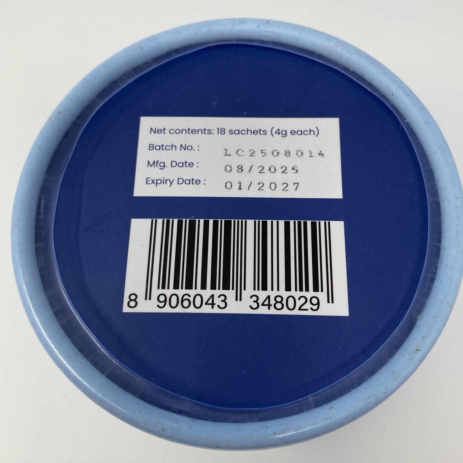 Supply6 Salts Electrolyte Mix Blue Raspberry 4g x18 Sachets