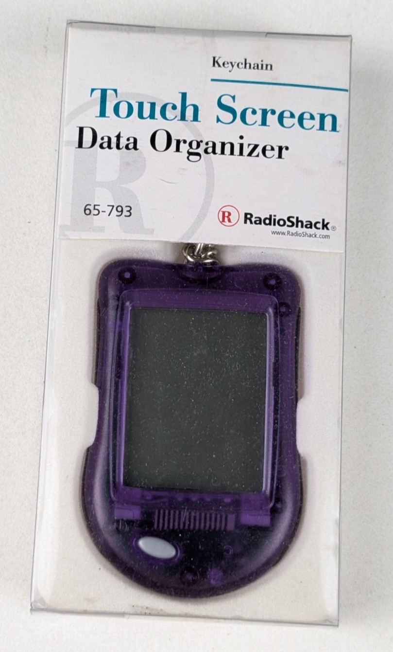 Vintage - Radioschack Transluscents Purple Data Organizer 65-793 - B17D