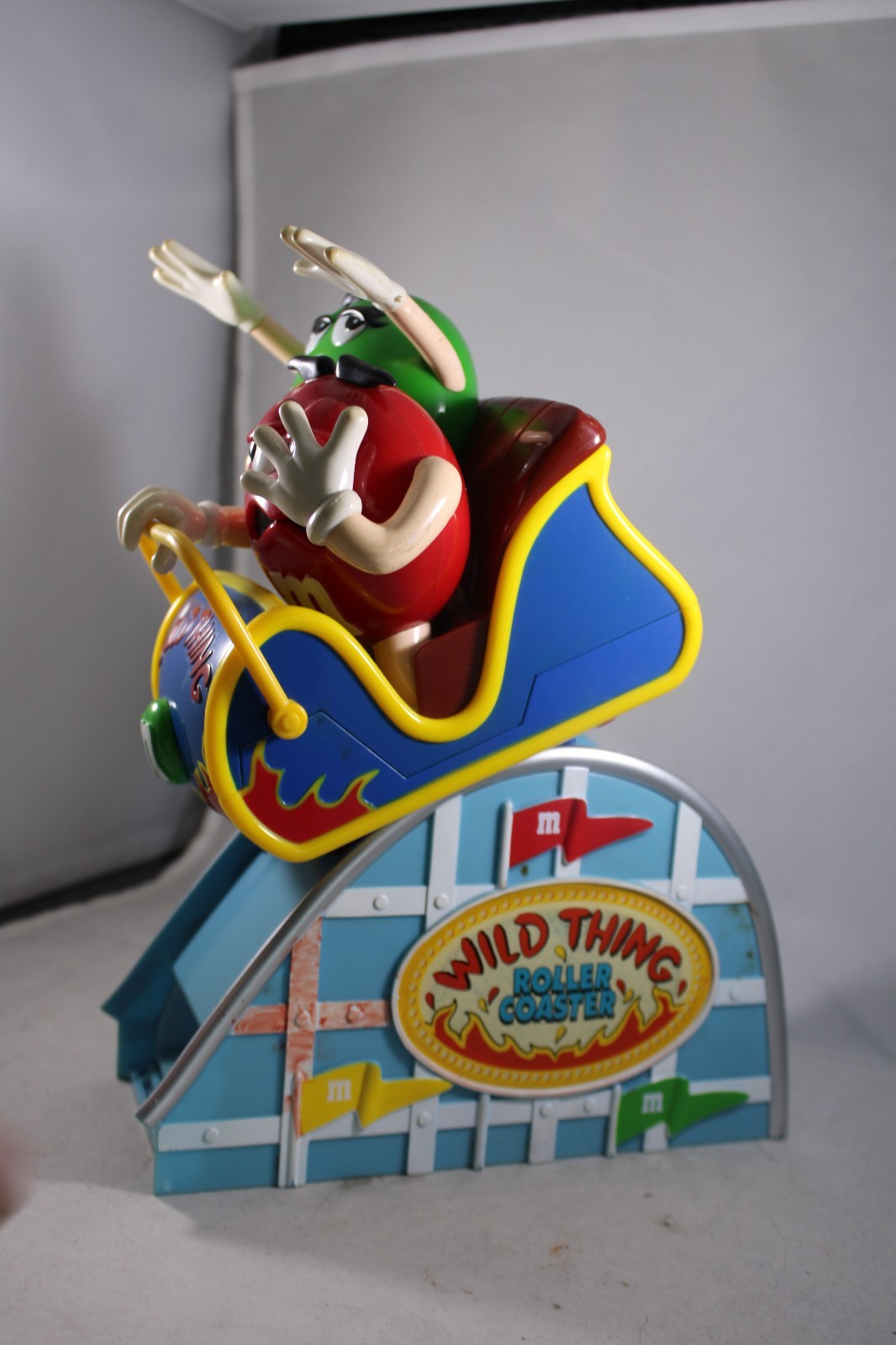 M&M's Wild Thing Roller Coaster Candy Dispenser, Multicolor Candy & Nuts Theme