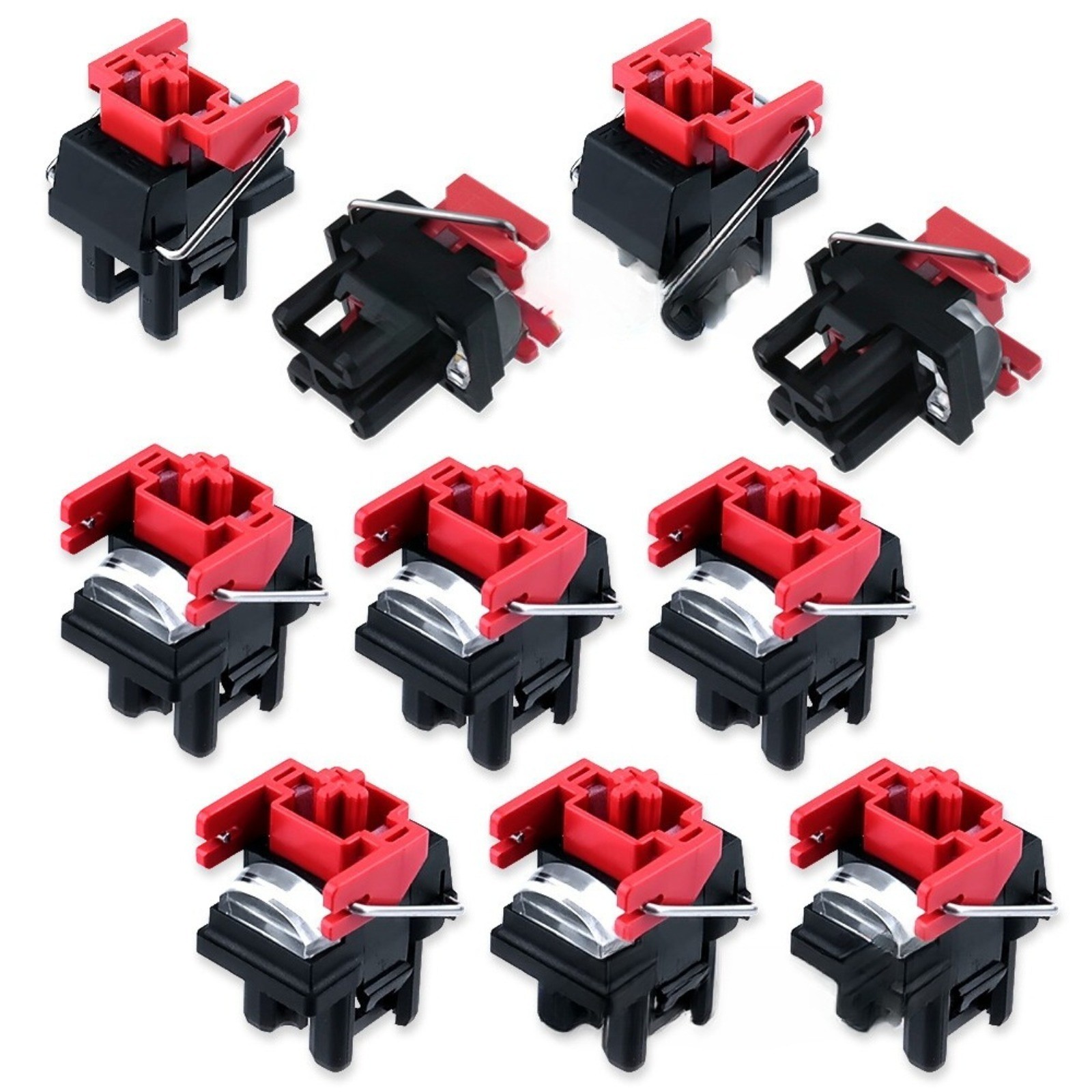 10 Pcs Red Linear Optical Switches Hot Swap Switch for Razer Huntsman Keyboard