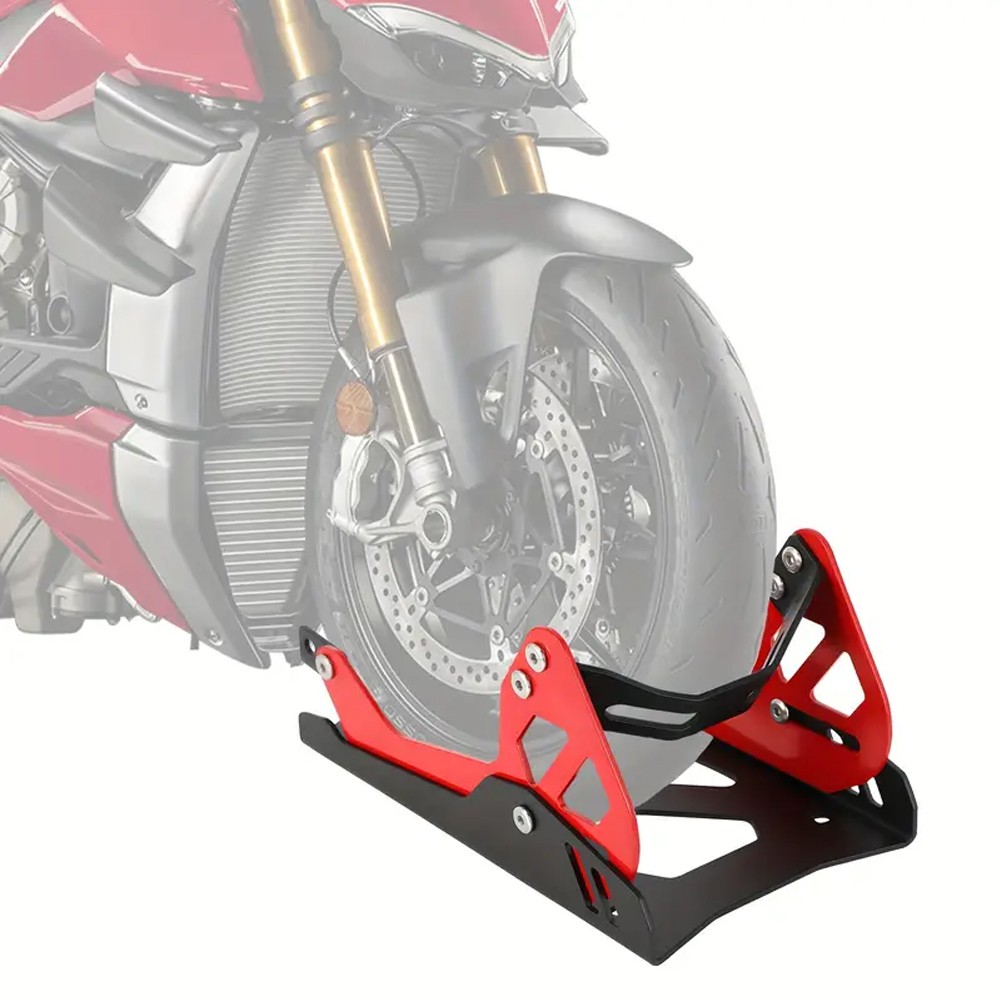 Motorcycle Wheel Chock 1800lbs Tires Stand for Dirt Pit Bike ATV