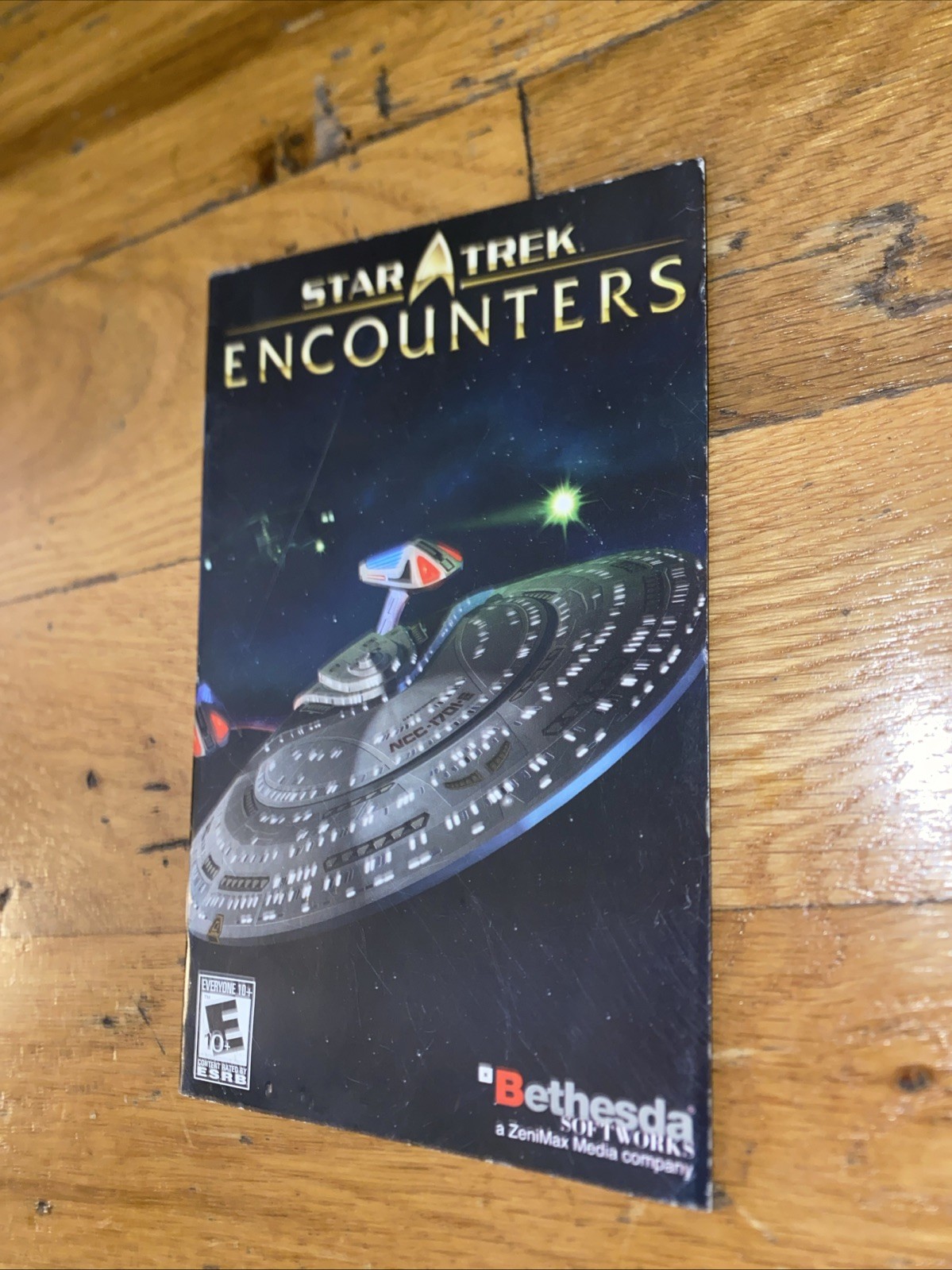 Star Trek Encounters PS2 Instruction Manual ONLY