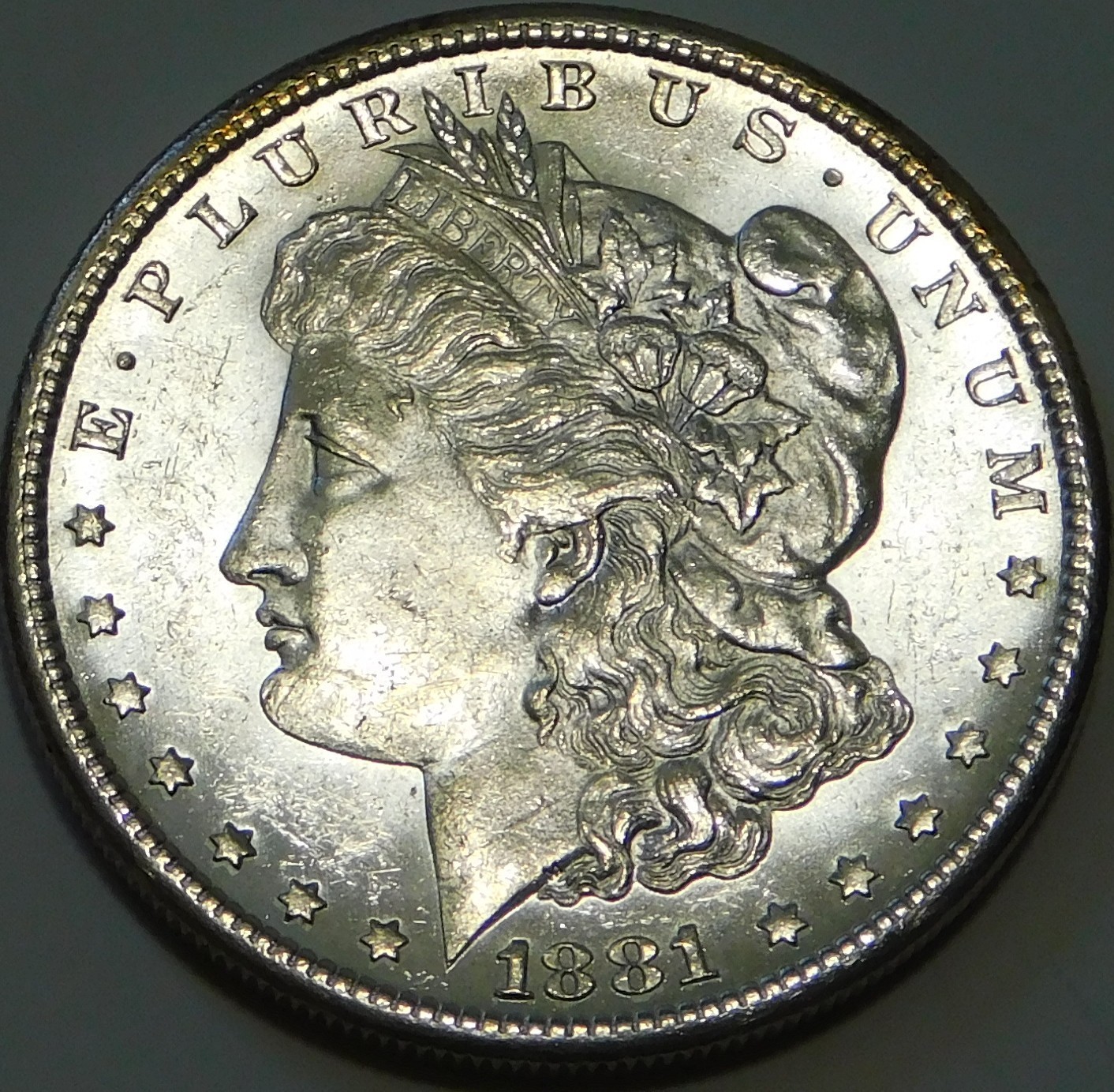 1881-S Morgan Silver Dollar - Nice Coin - #4-149