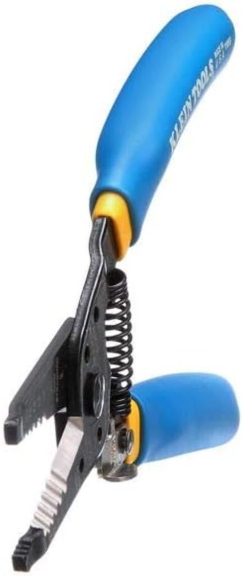 Compact Klein Tools Wire Cutter & Stripper for 10-18 Solid & 12-20 Stranded Wire