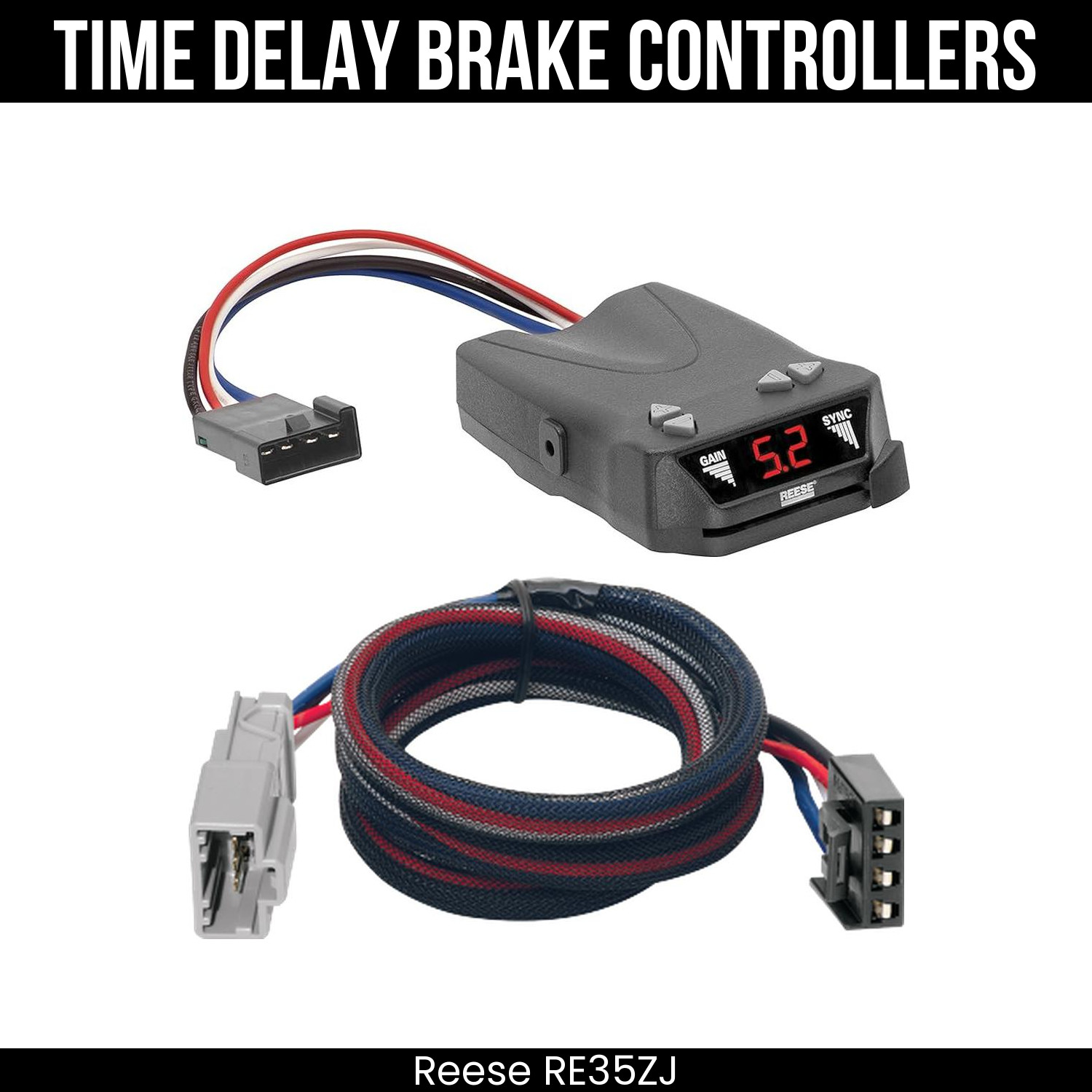 Reese Brakeman IV Brake Control w/ Plug Adapter For 07-13 Acura MDX All Models