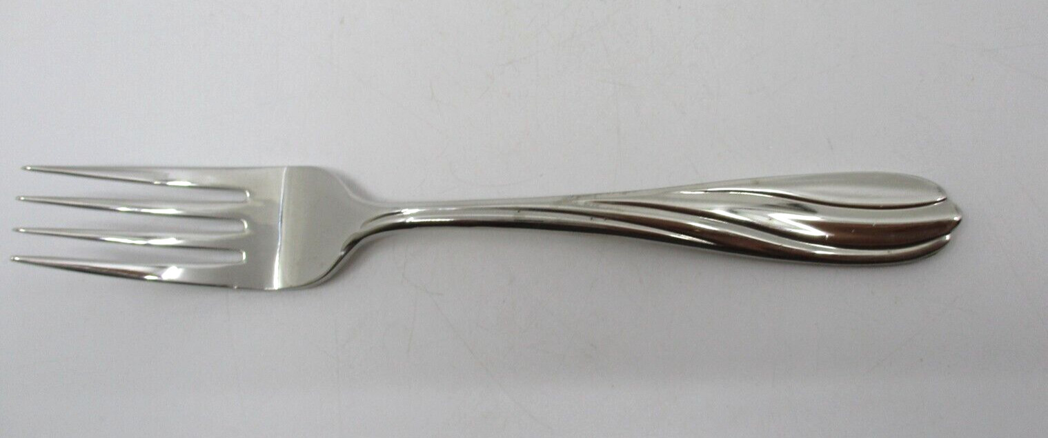 GORHAM STAINLESS FLORA GLOSSY SALAD FORK -  7 1/8" - 06K