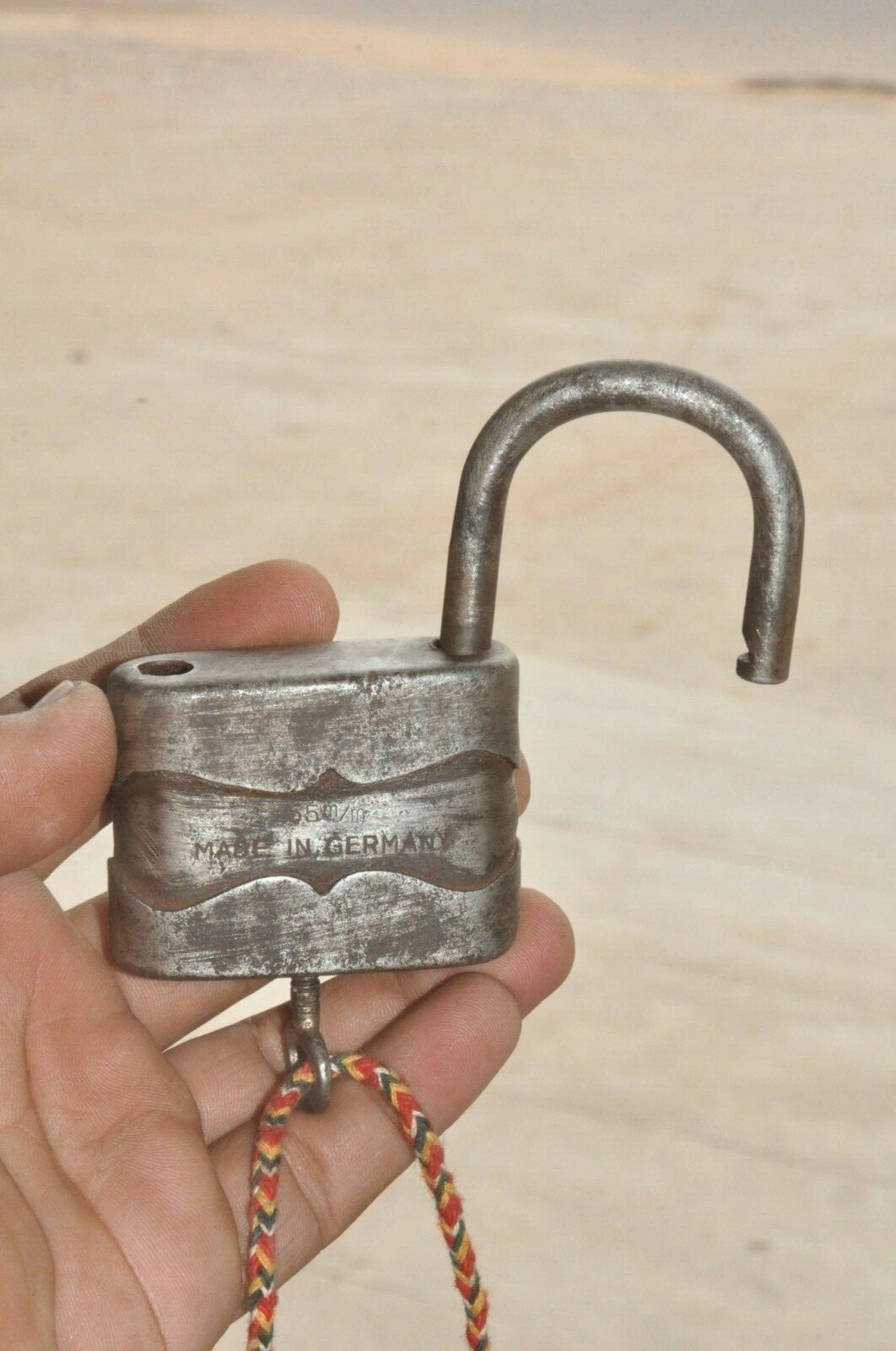 5 Pc Vintage Iron Handcrafted Fine Quality Solid Padlocks, Germany