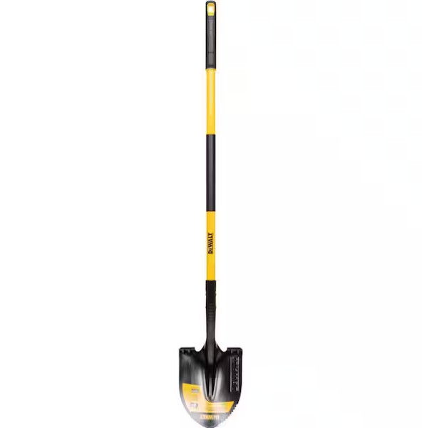 49 in. Fiberglass Handle Carbon Steel Digging Shovel, DXLHA2601