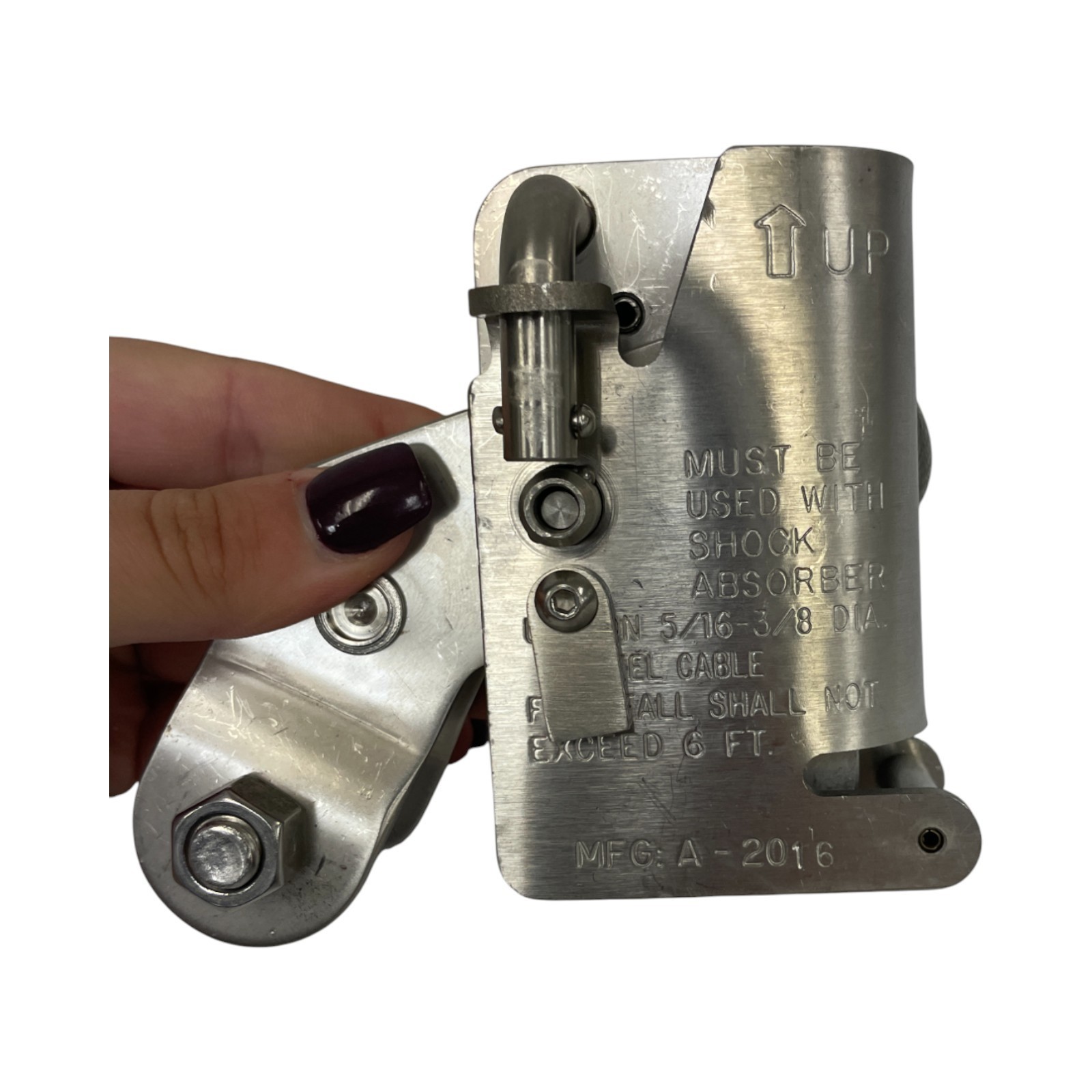 MIO Cable Grab CG-51638 Fall Protection Safety Device Industrial Lifeline