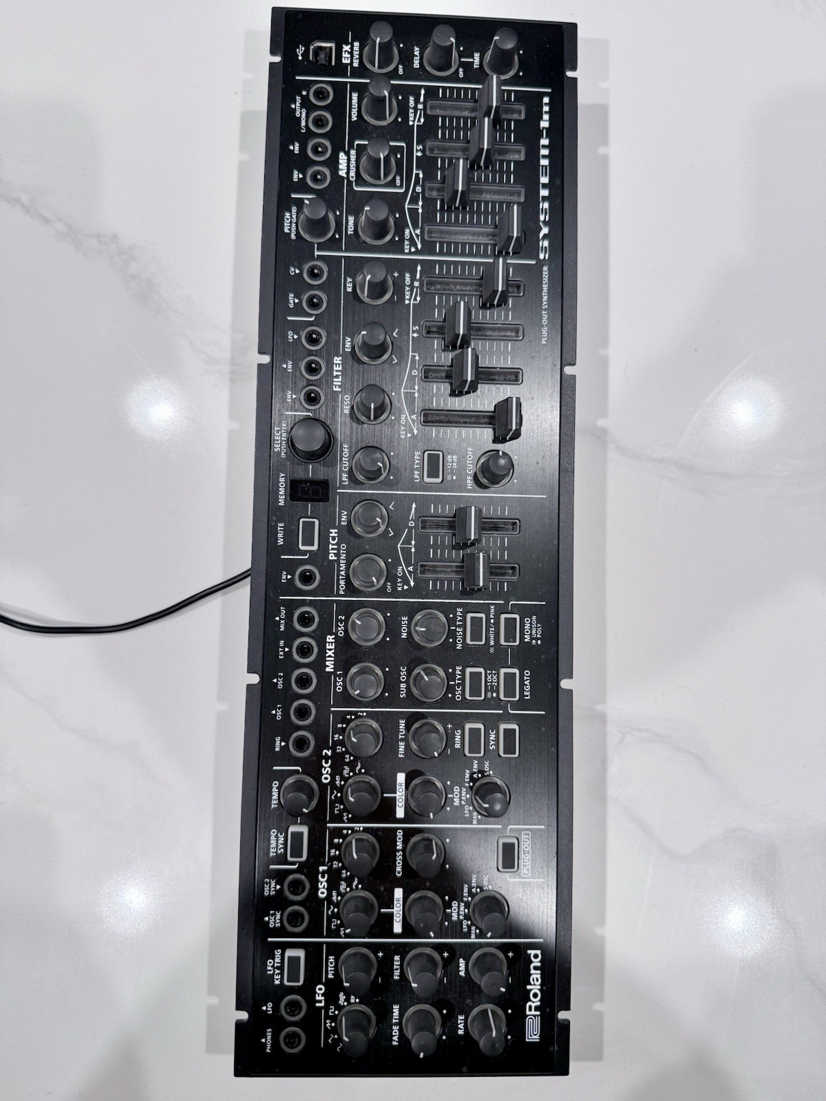Roland SYSTEM-1m Plug-Out Semi Modular Synthesizer w/ Rack Ears