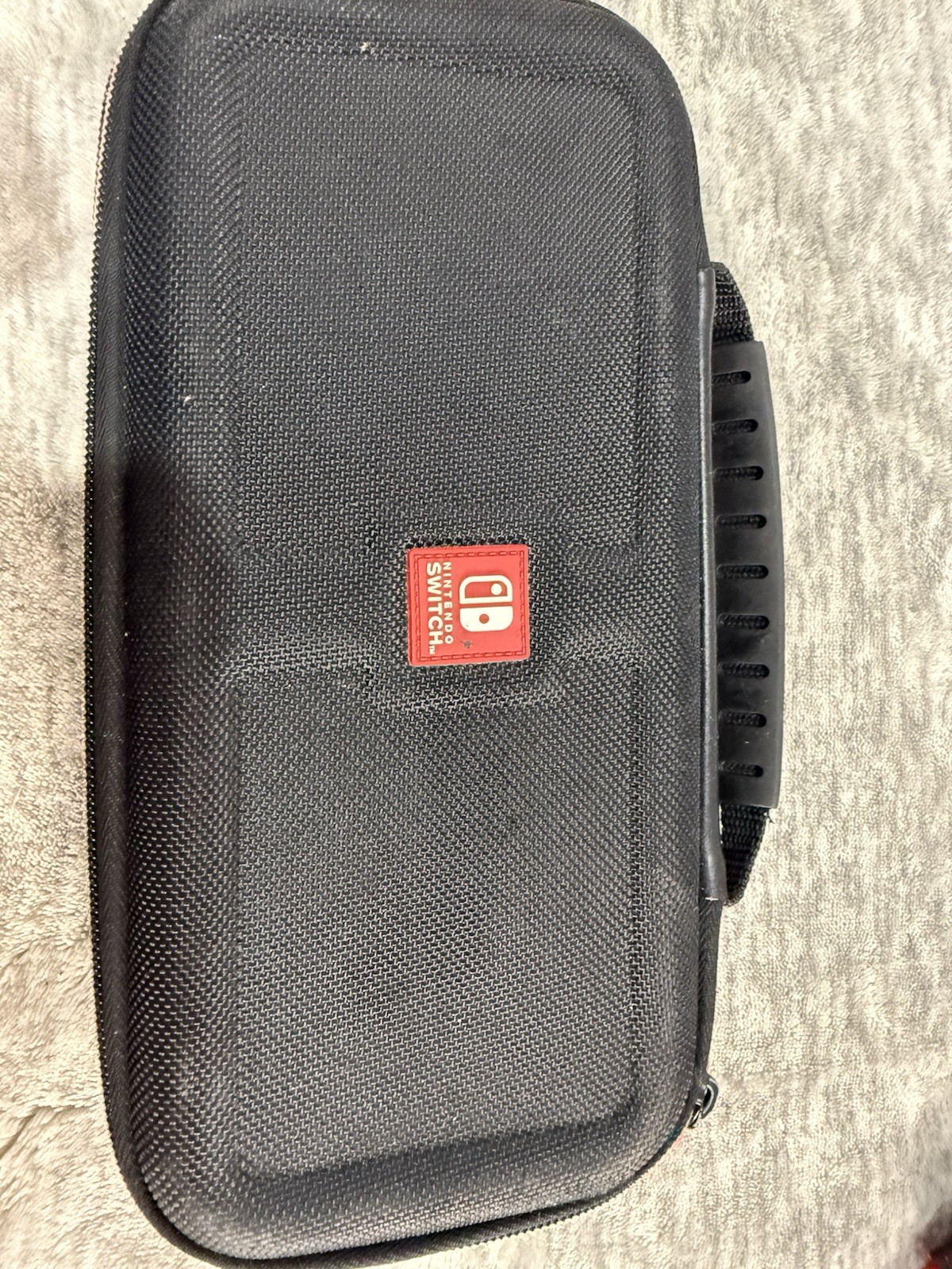 Nintendo Switch Travel Carrying Case Hard Shell Storage Case Black Red