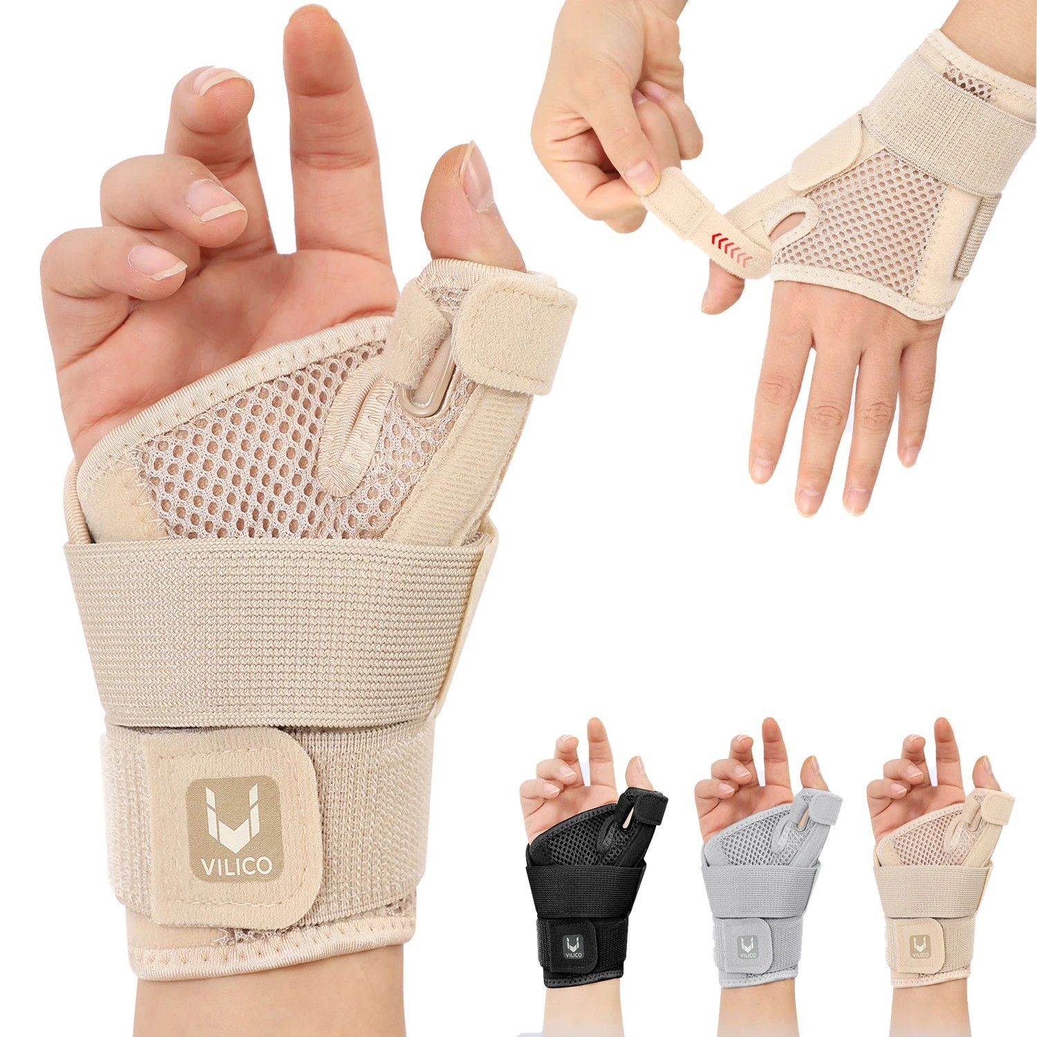 LTG PRO Thumb & Wrist Support Breathable Mesh Brace Splint Arthritis Stabiliser.