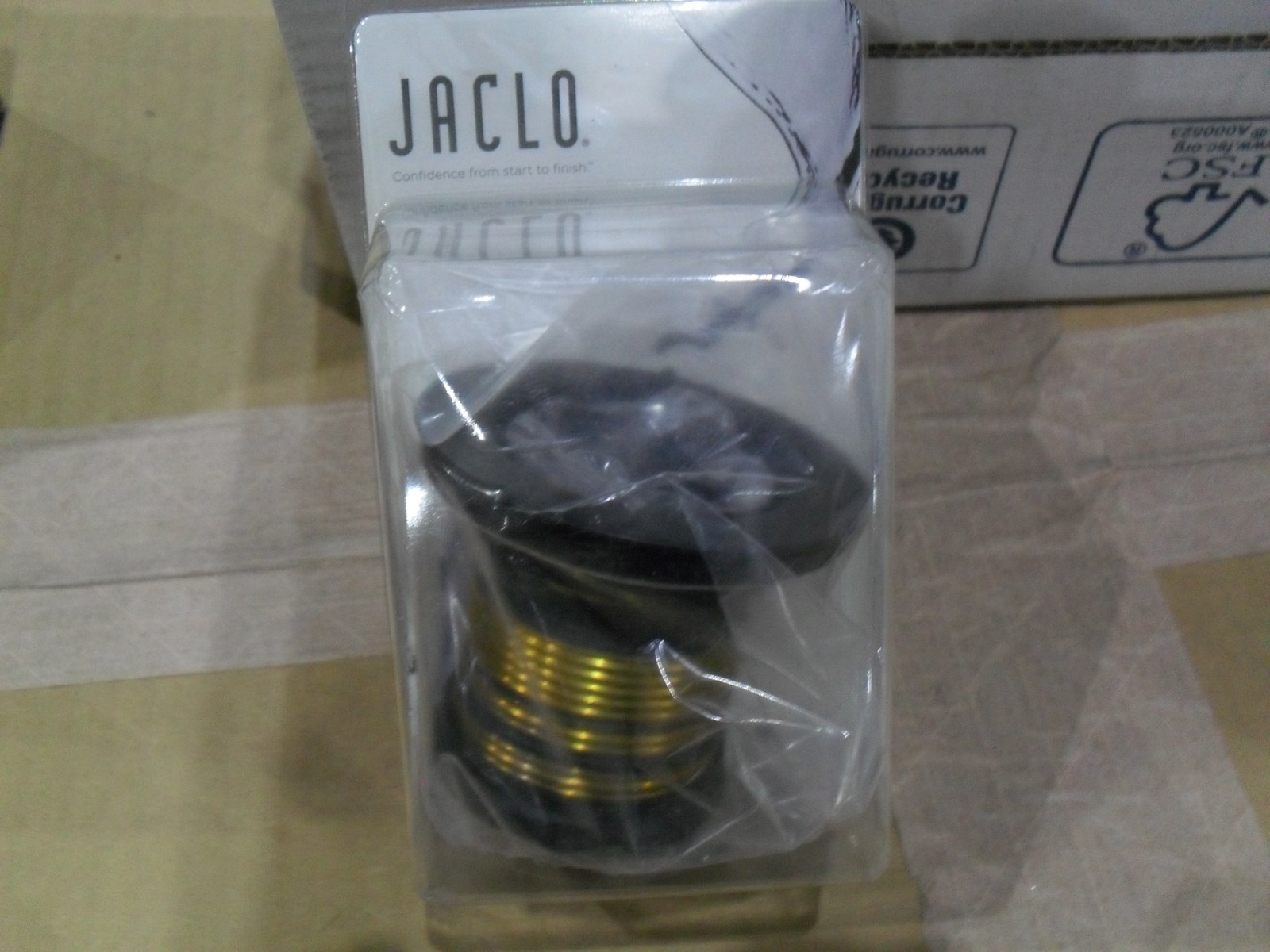 Jaclo 2826-MBK Deep Cup Bar Sink Strainer Matte black