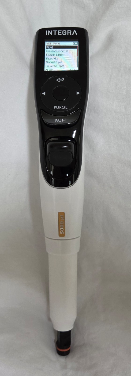 Integra Single Channel VIAFLO Electronic Pipette, Part# 4015, 5000 uL
