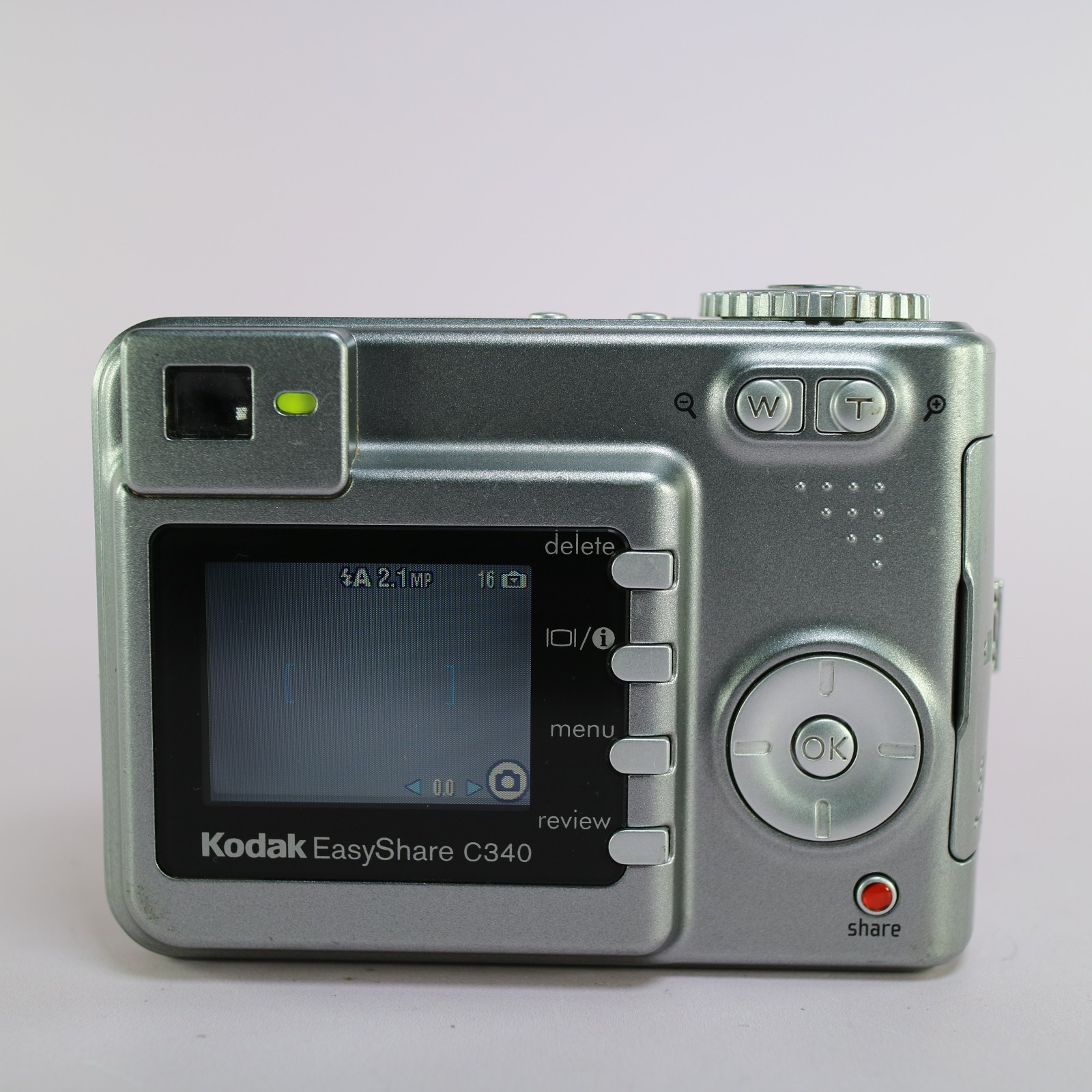 Kodak Digital Camera EasyShare C340 5.0MP Silver Tested