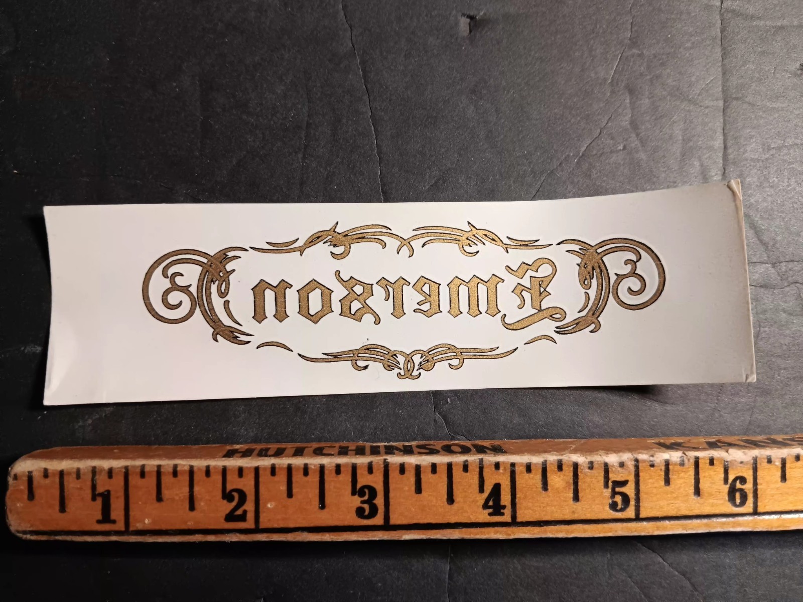 EMERSON  -  Piano Fallboard Decal