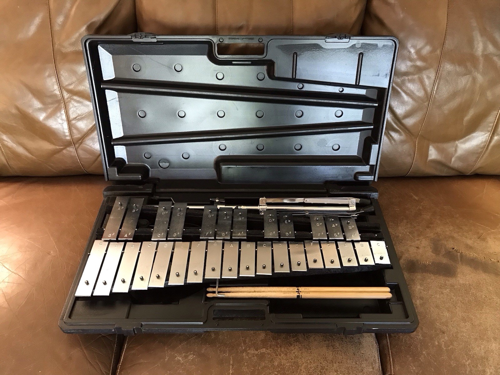 Used Musser Student Bell Percussion Kit w/ Practice Pad in Good Condition