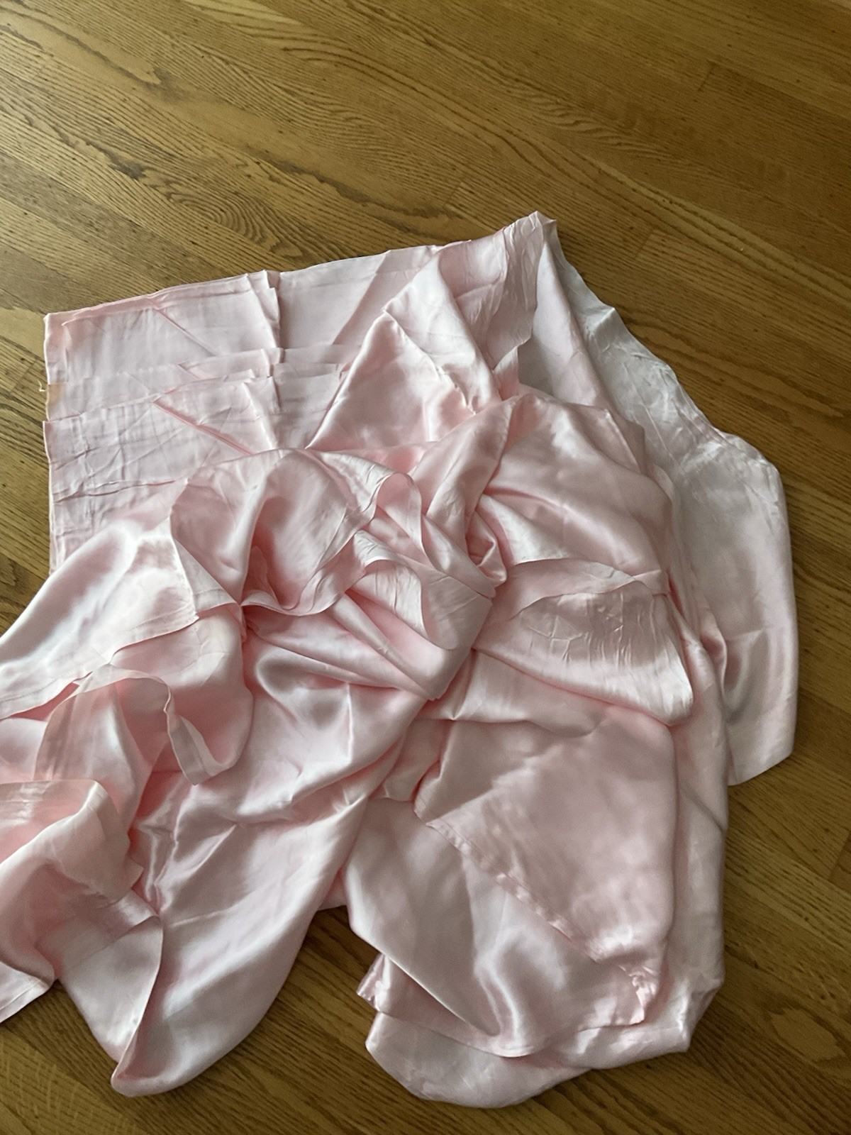 Gold label pink satin queen size bed sheets