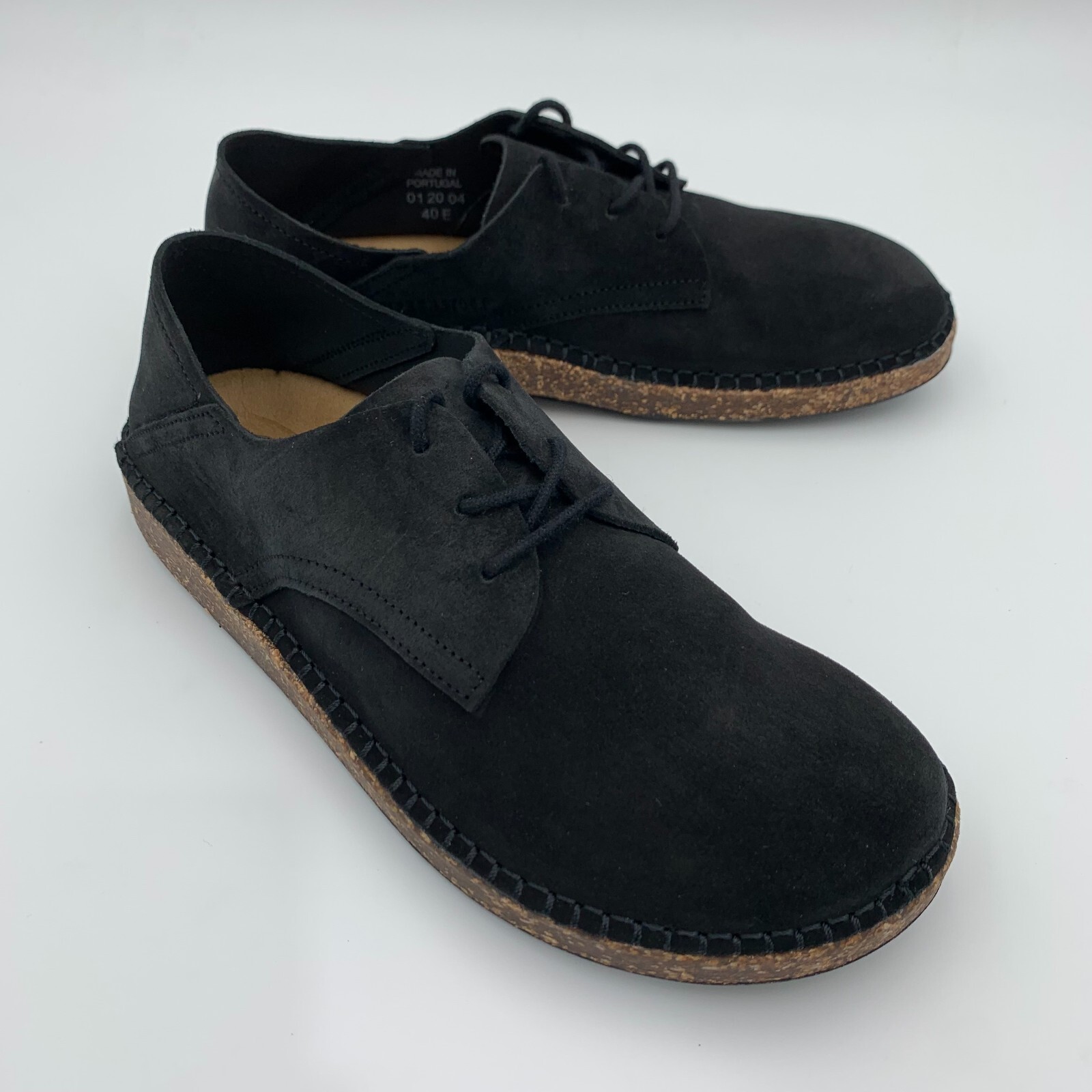 Birkenstock New w/ Box Gary Black Suede Leather Regular Width - Select Size