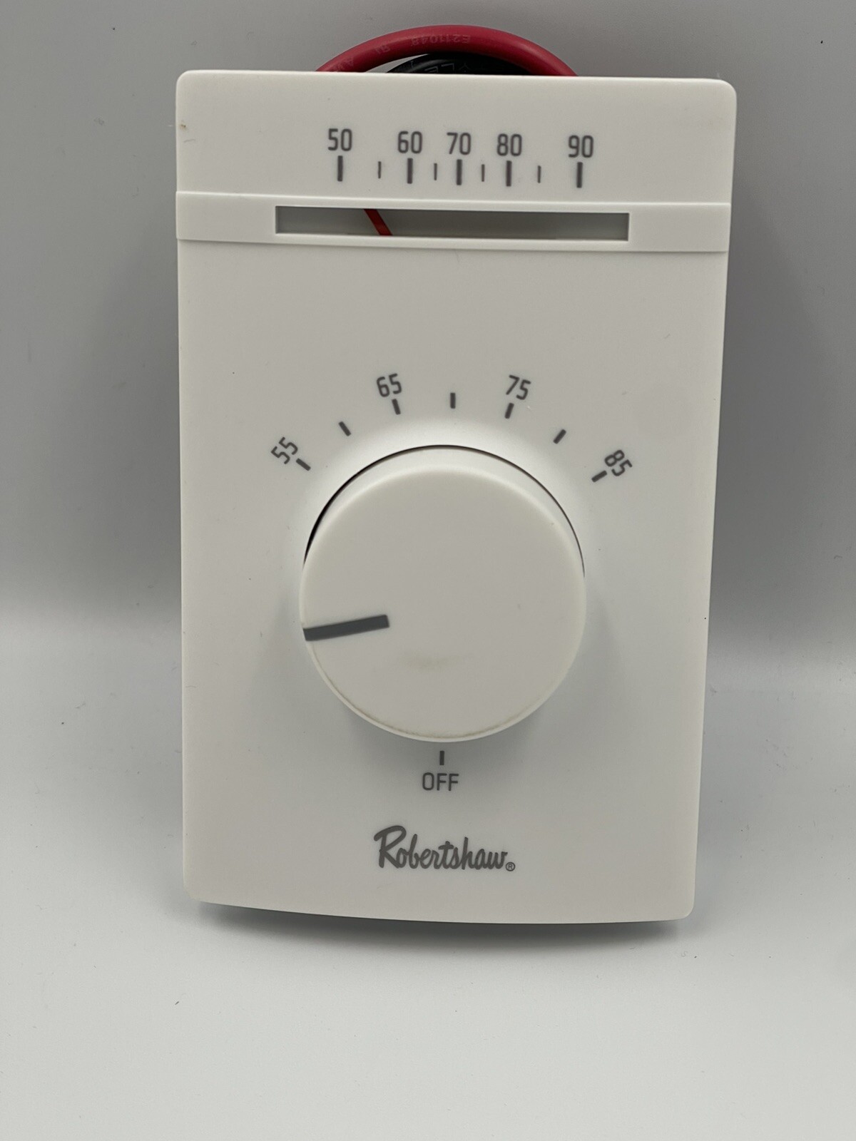 Robertshaw 802 Electric Heat Line Voltage Thermostat, DPST