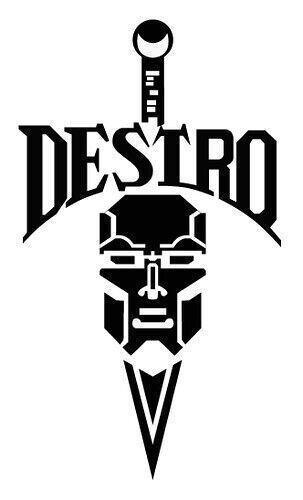 G.I. Joe Destro Cobra  Logo VINYL DECAL STICKER Truck Car Window Bike
