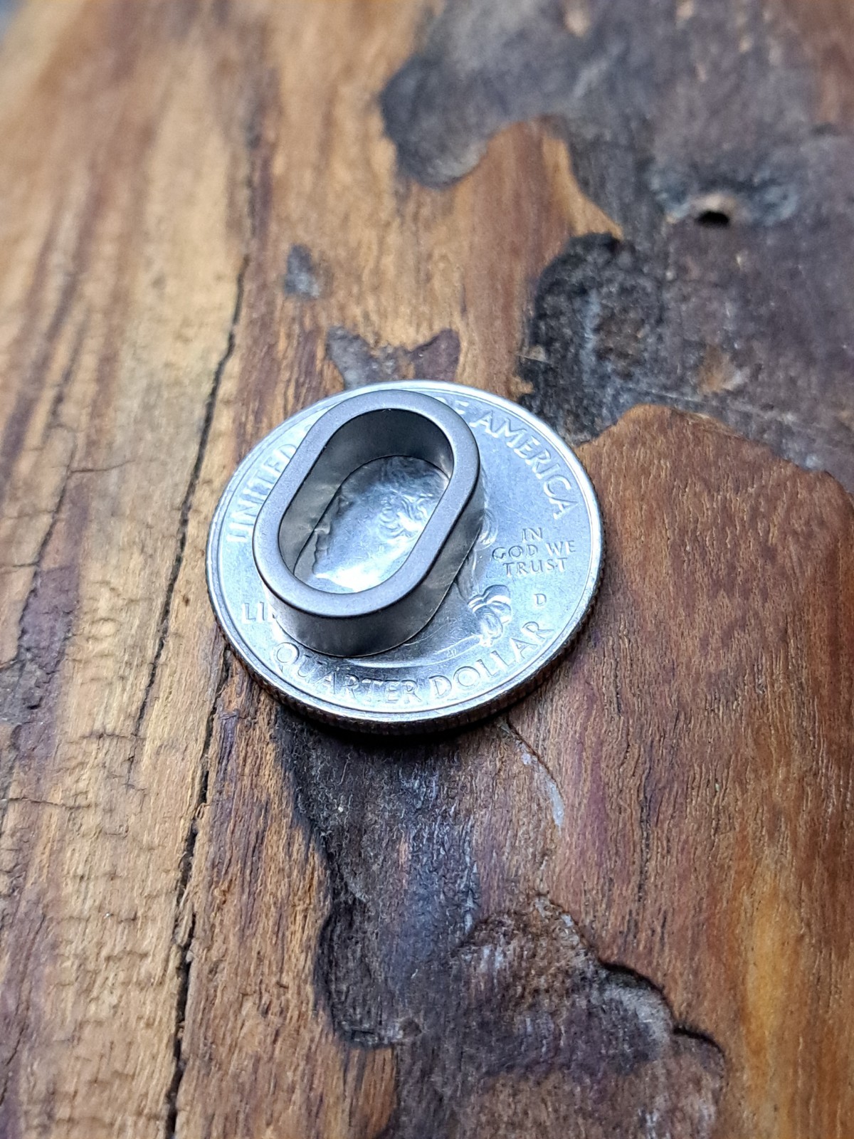 Small Titanium Keychain Connecting Buckle