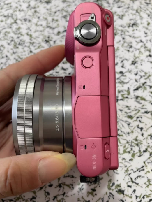 SONY Alpha NEX-3N 16.1MP Mirrorless Digital Camera w/ 16-50mm Lens Pink SALE