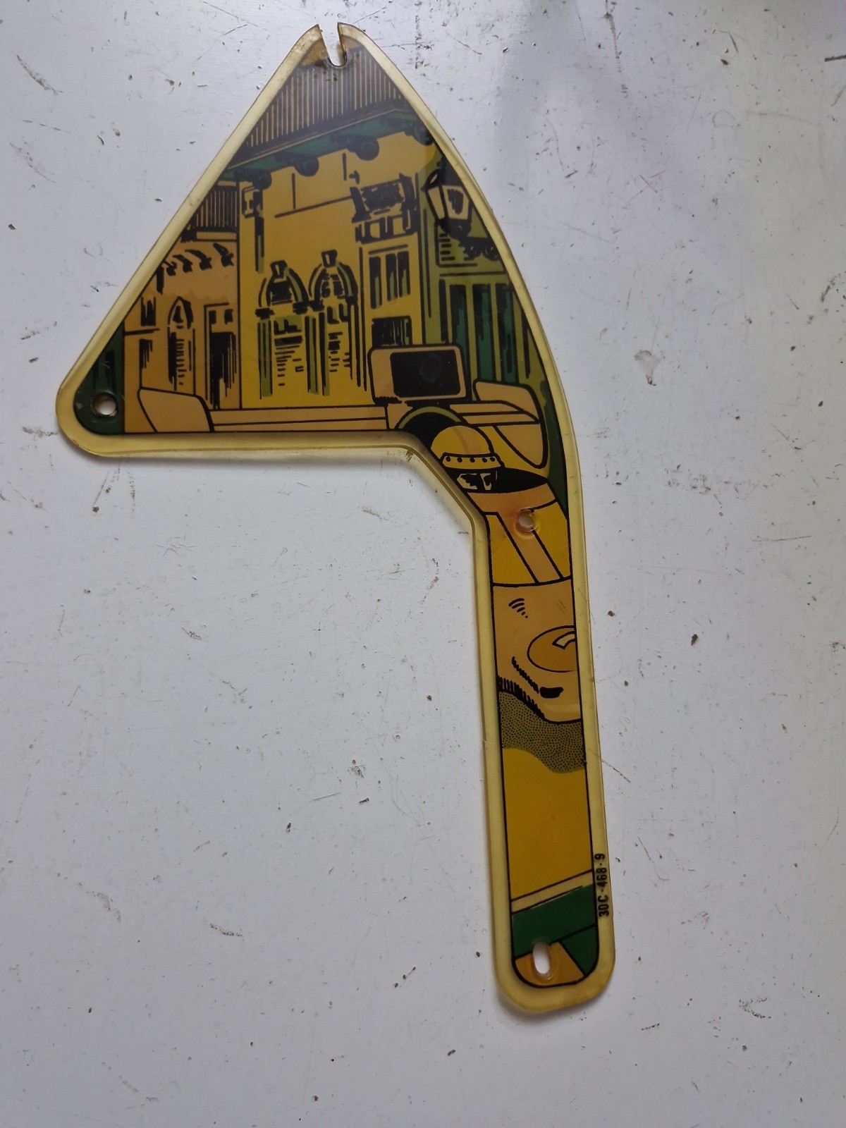 William's Grand Prix Pinball Machine Used  Playfield Plastic