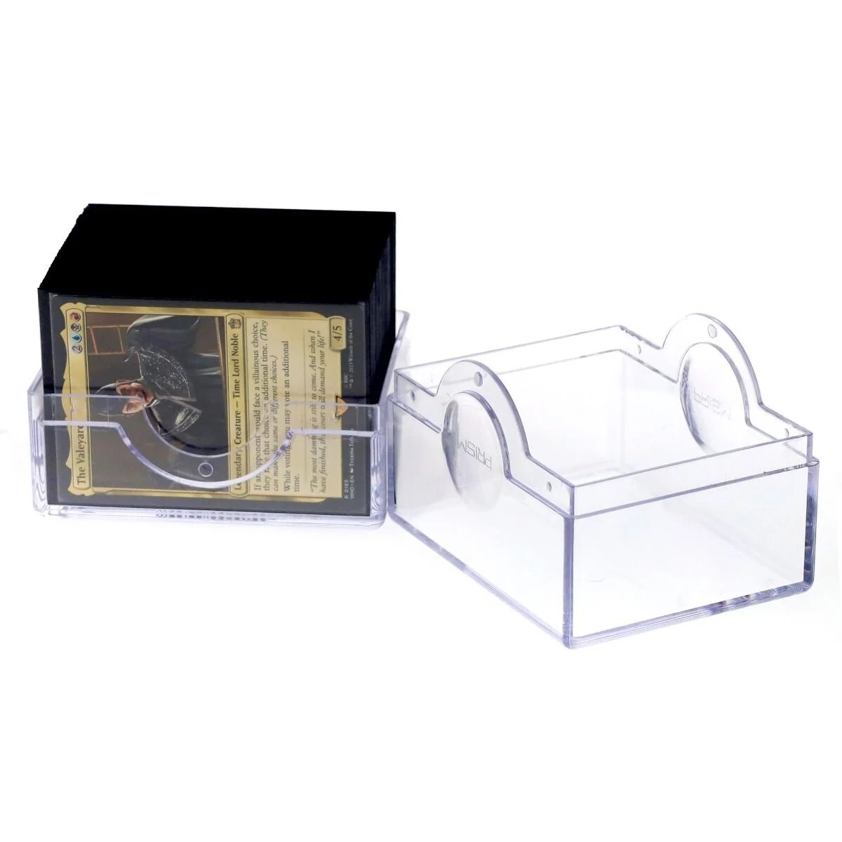 1 BCW Crystal Clear Smooth Glossy Prism Deck Case