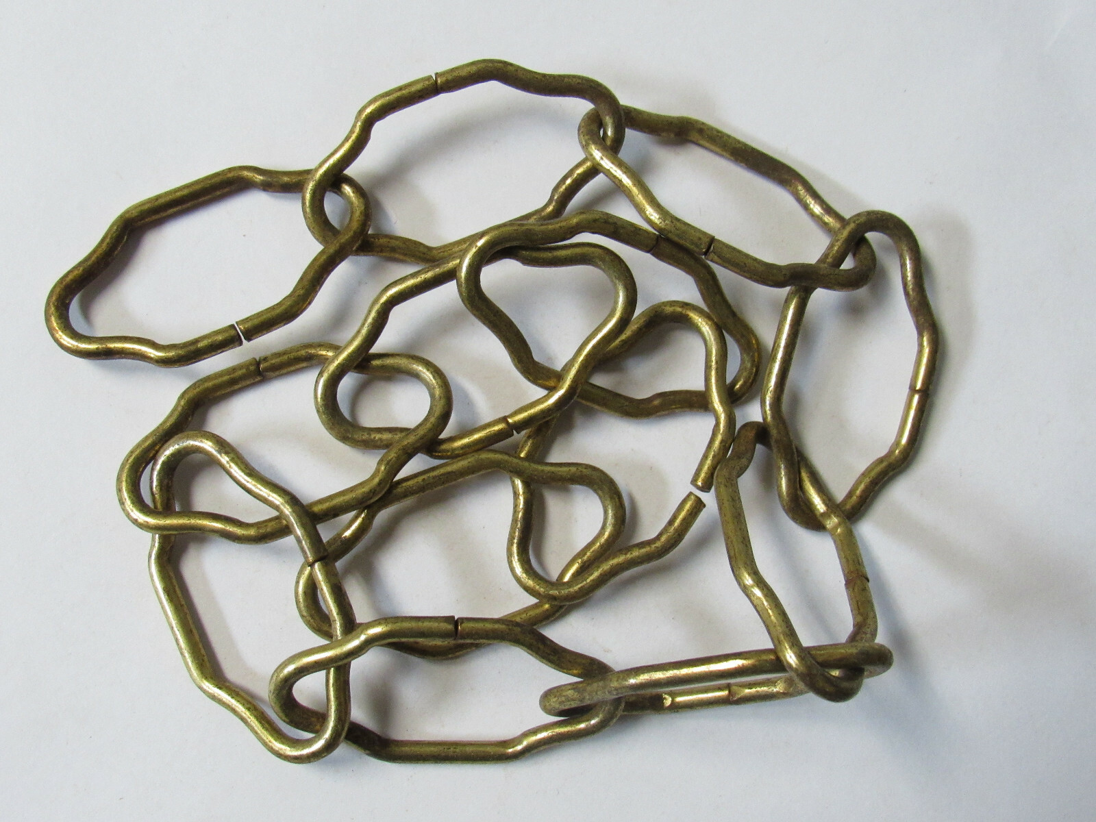Vintage Antique Chandelier Chain Antique Gold Cathedral Italian Tole 22"