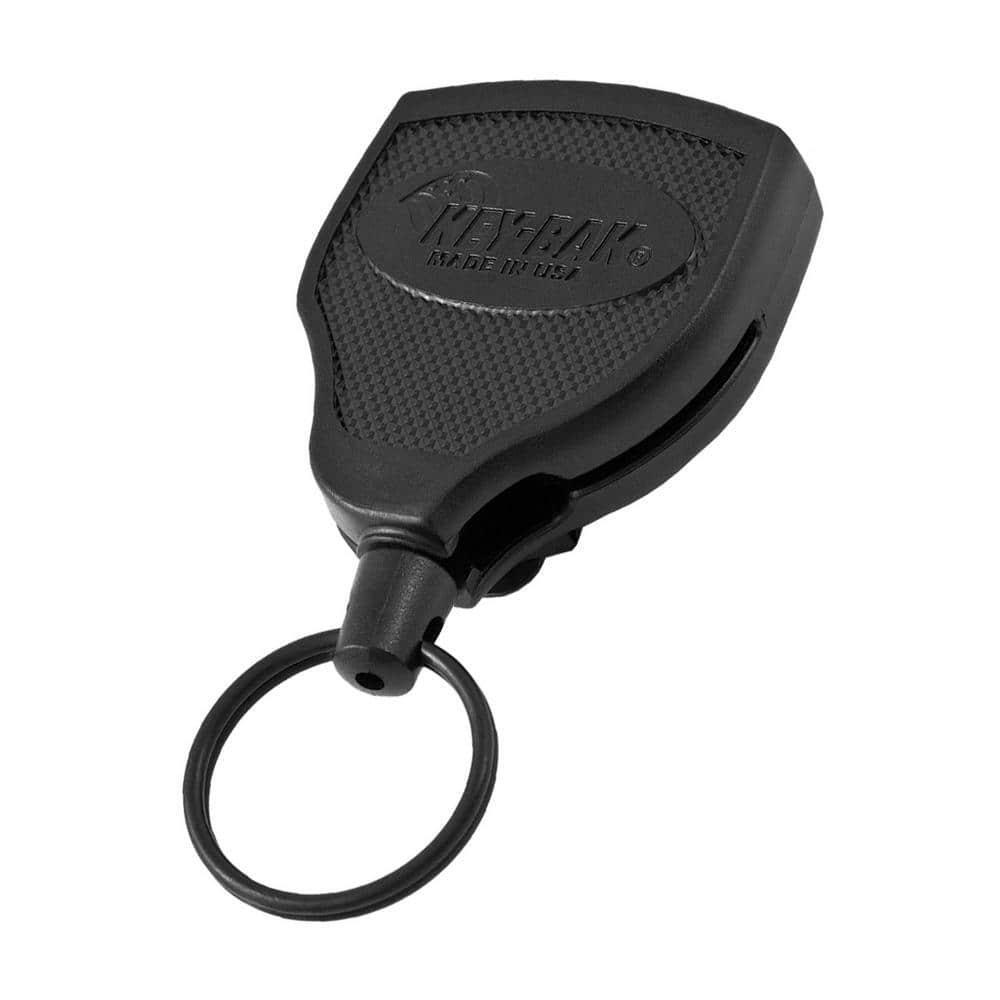 KEY-BAK SUPER48 SD Heavy Duty Locking Retractable Keychain 36in Cord Steel Clip